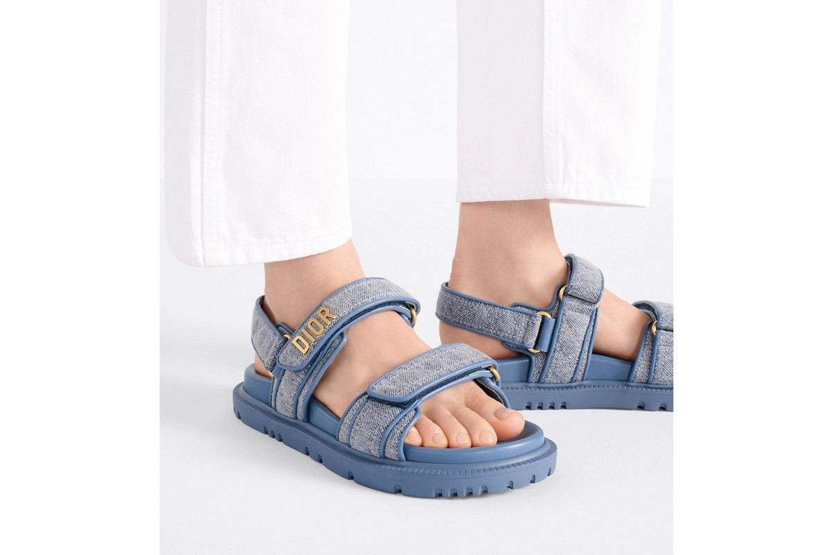 Dior o1bcso1str0226 Dioract Sandal in Blue Size US 8 / IT 38 - 7 Thumbnail