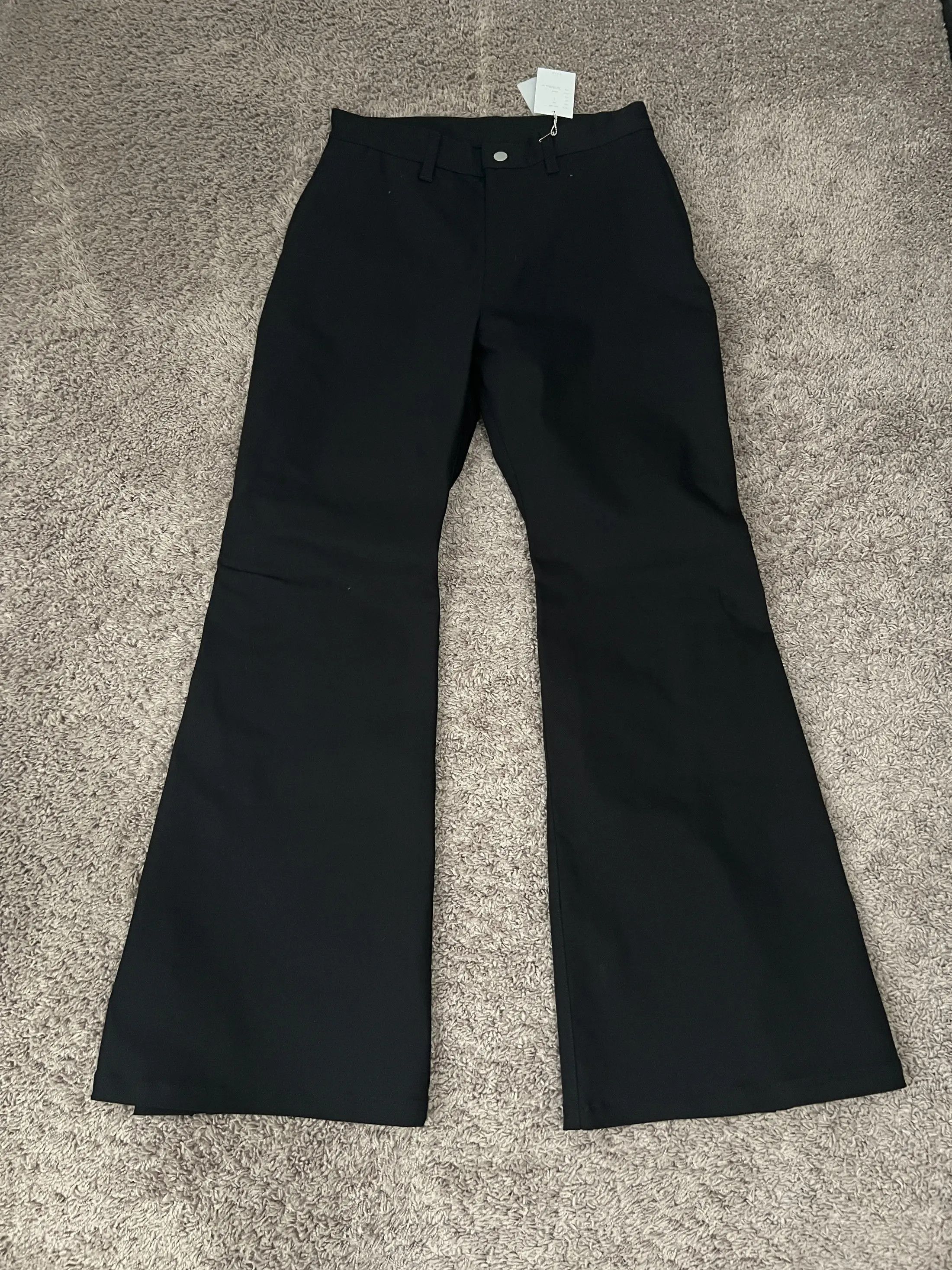 Other VEIN Flared Zippered Black Trousers Size US 31 - 3 Thumbnail