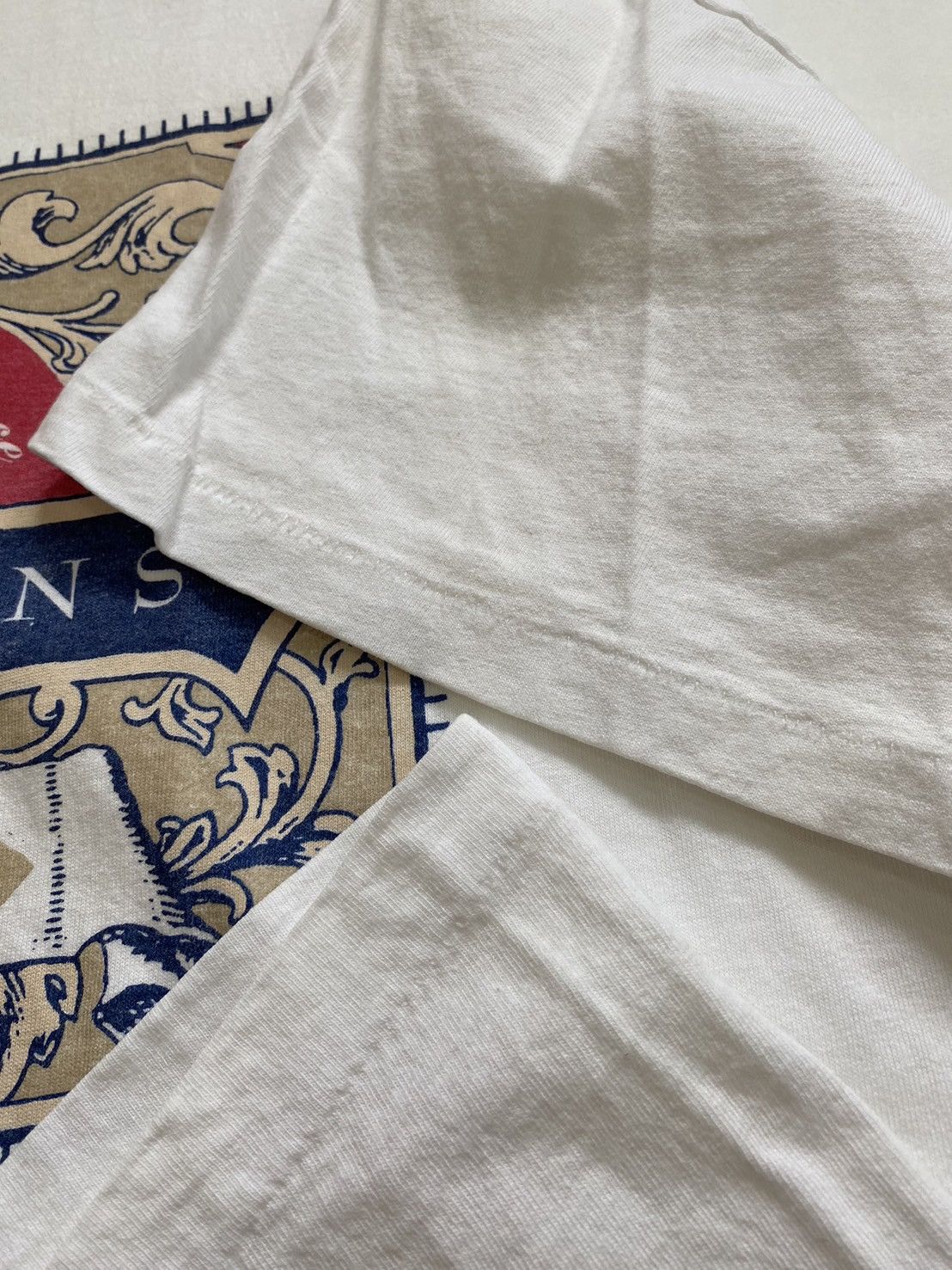 Japanese Brand × Vintage Vintage 90s Express Jeans Graphic Tee Size US XXL / EU 58 / 5 - 3 Thumbnail