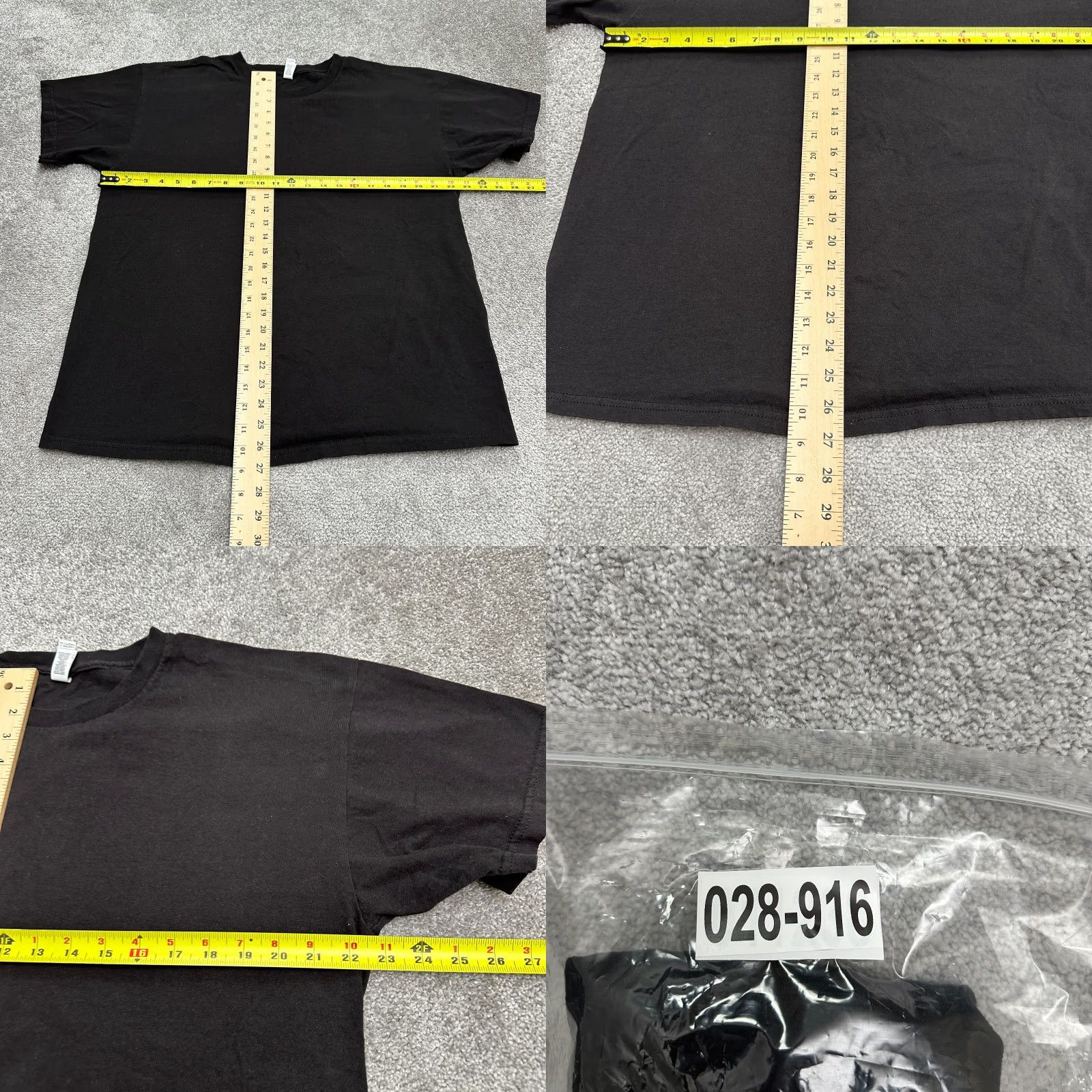 Vintage Alstyle Heavyweight T-Shirt Men XL Black Crew Neck Short Sleeve Cotton Shirt Regular Everyday Classic Mens Size US XL / EU 56 / 4 - 8 Thumbnail