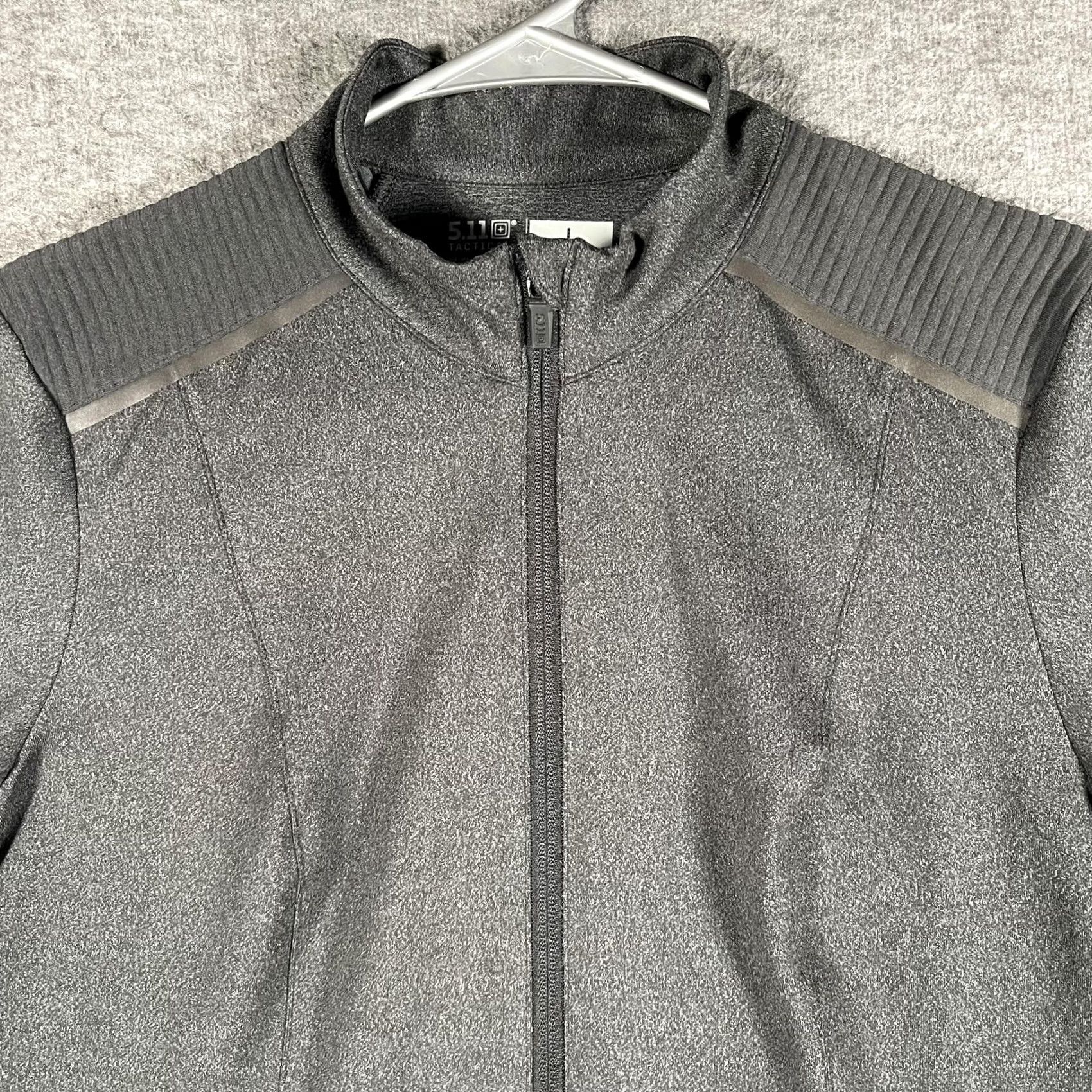 Vintage 5.11 Tactical Jacket Womens Large Gray Softshell Full Zip Track Tactical Gear Size L / US 10 / IT 46 - 3 Thumbnail