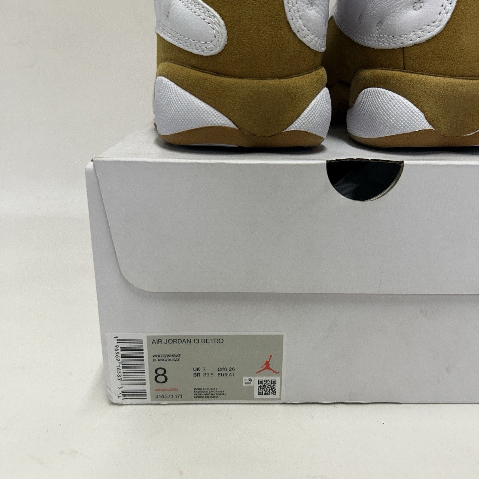 Jordan Brand Nike Air Jordan 13 Retro “Wheat White” 414571-171 Size US 8 / EU 41 - 5 Thumbnail
