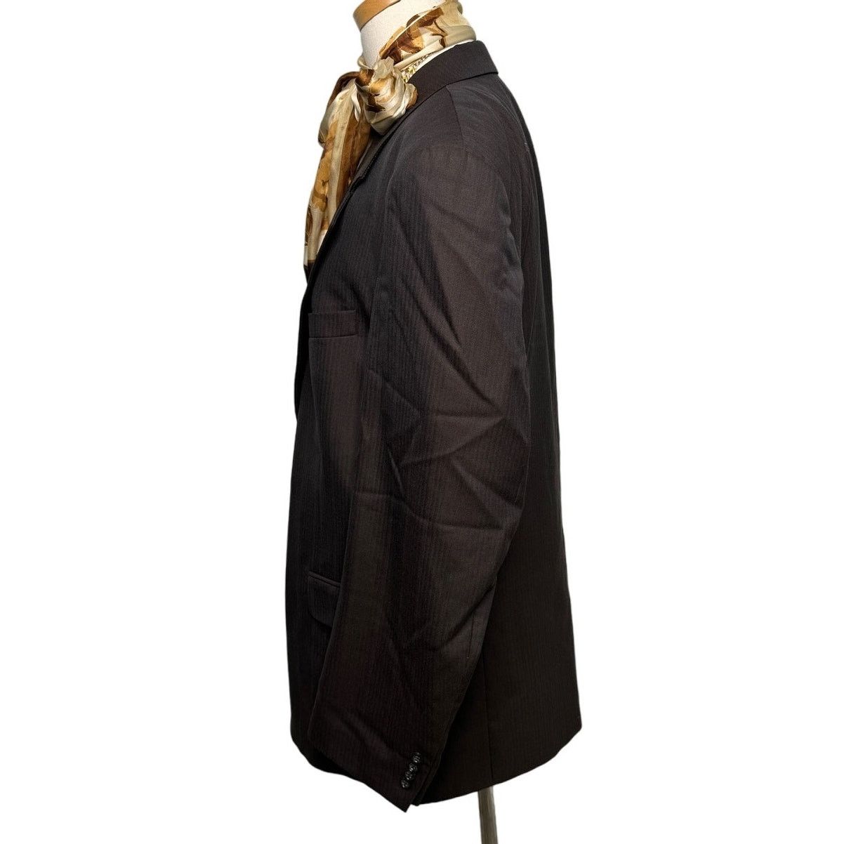 Burberry × Vintage Burberry vintage 100% wool stripe suit coat jacket size 44L Size 44L - 5 Thumbnail