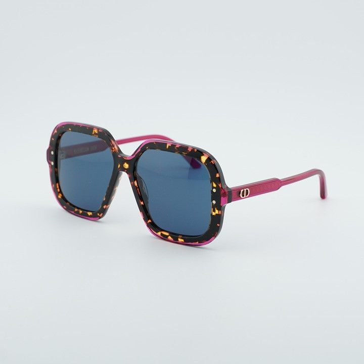 Dior Dior DIORHIGHLIGHT S1I 24B0 Sunglasses Havana Square Frame Size ONE SIZE - 1 Thumbnail