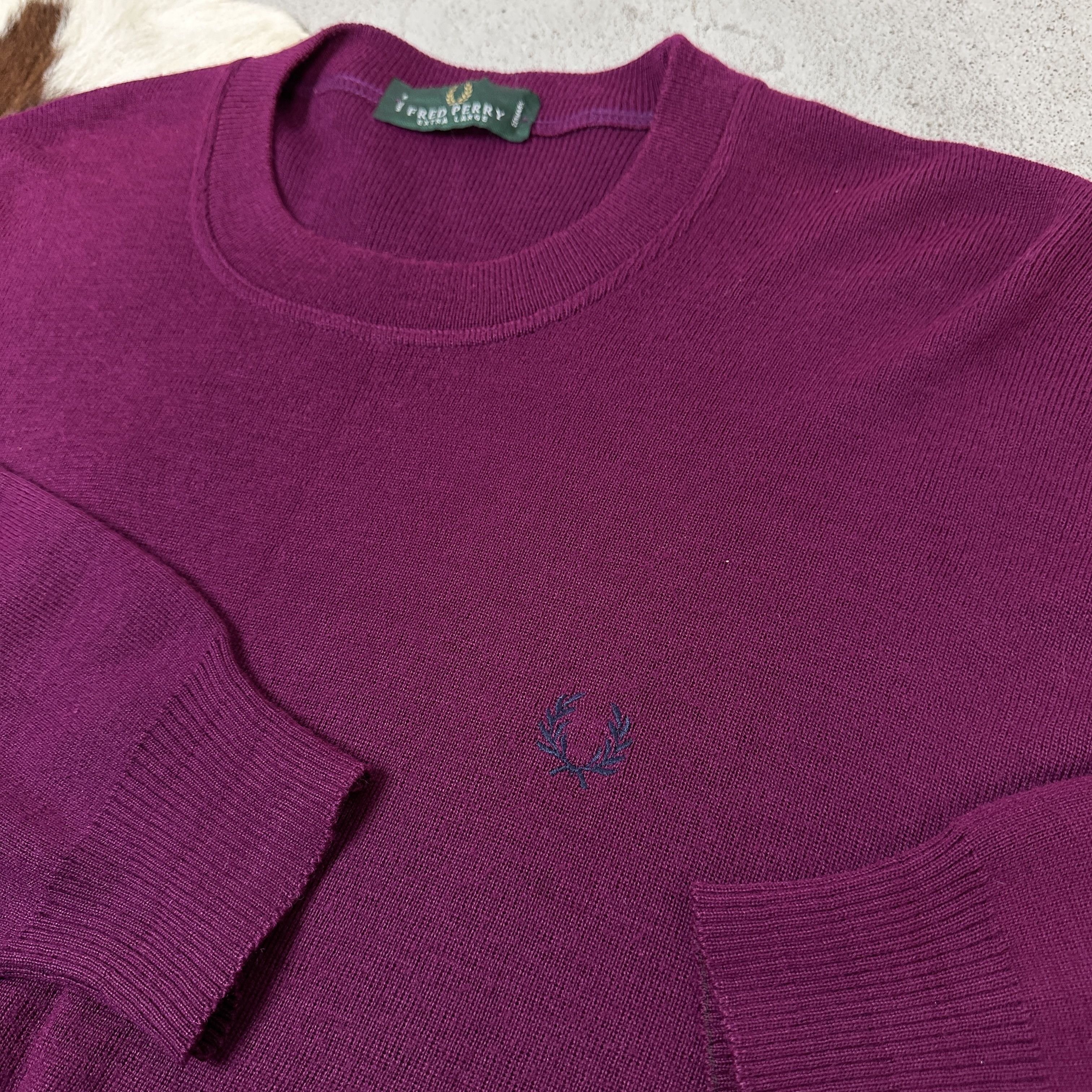 Fred Perry × Vintage Fred Perry Vintage 90s sweater Size US XL / EU 56 / 4 - 5 Thumbnail