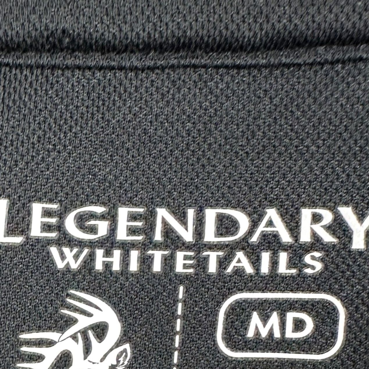 Vintage VINTAGE? no. Legendary Whitetails Polo Shirt Mens Medium Black Tree Camo Rugby Short Sleeve Size US M / EU 48-50 / 2 - 4 Thumbnail