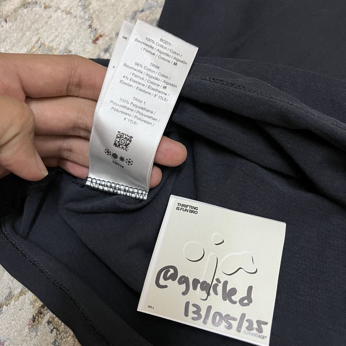 Fred Perry × Raf Simons Raf Simons Fred Perry Taped S/S Tee Size US L / EU 52-54 / 3 - 6 Thumbnail