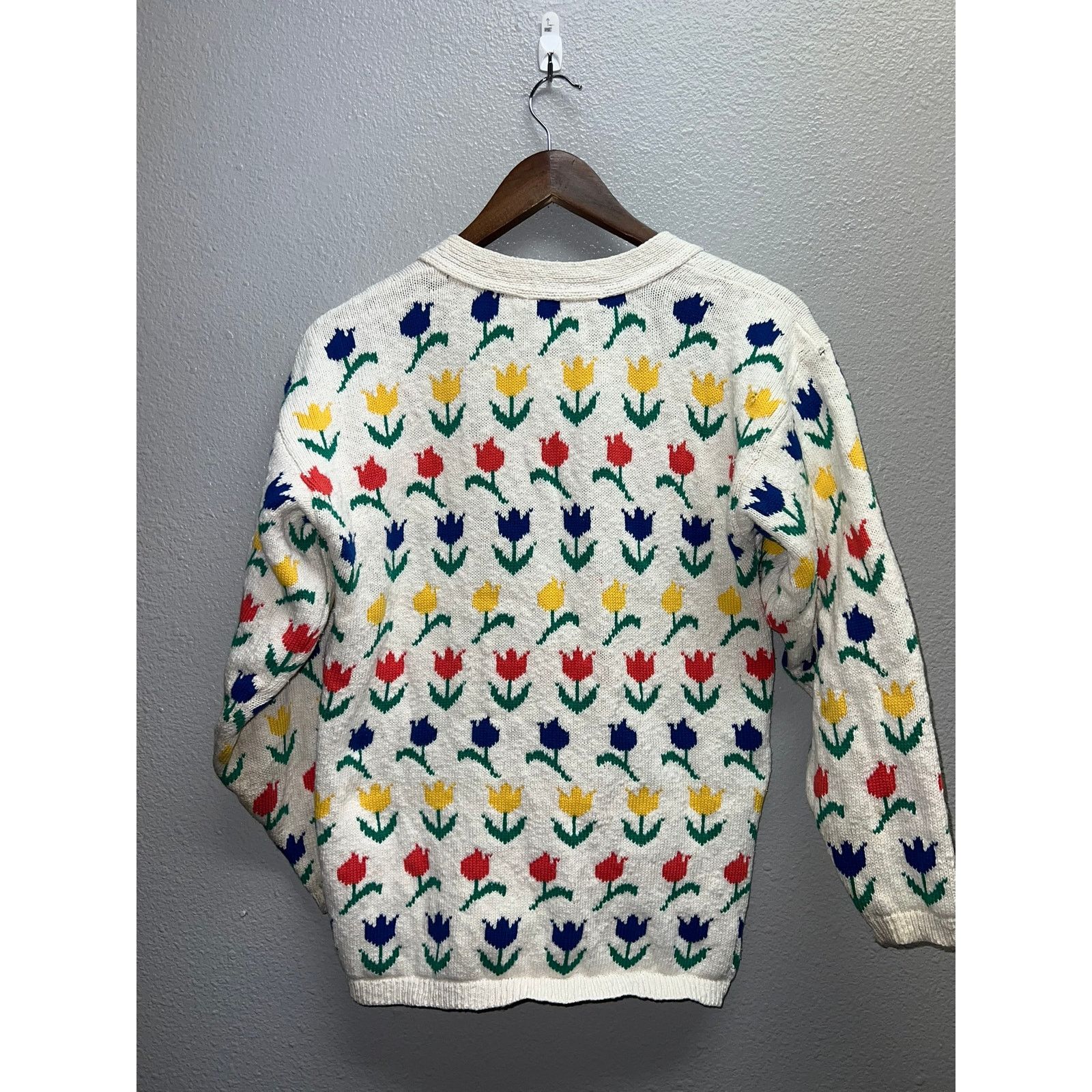 Vintage Womens Tulchan Vintage Sweater Roses Rose Flower VTG Medium Size M / US 6-8 / IT 42-44 - 8 Thumbnail