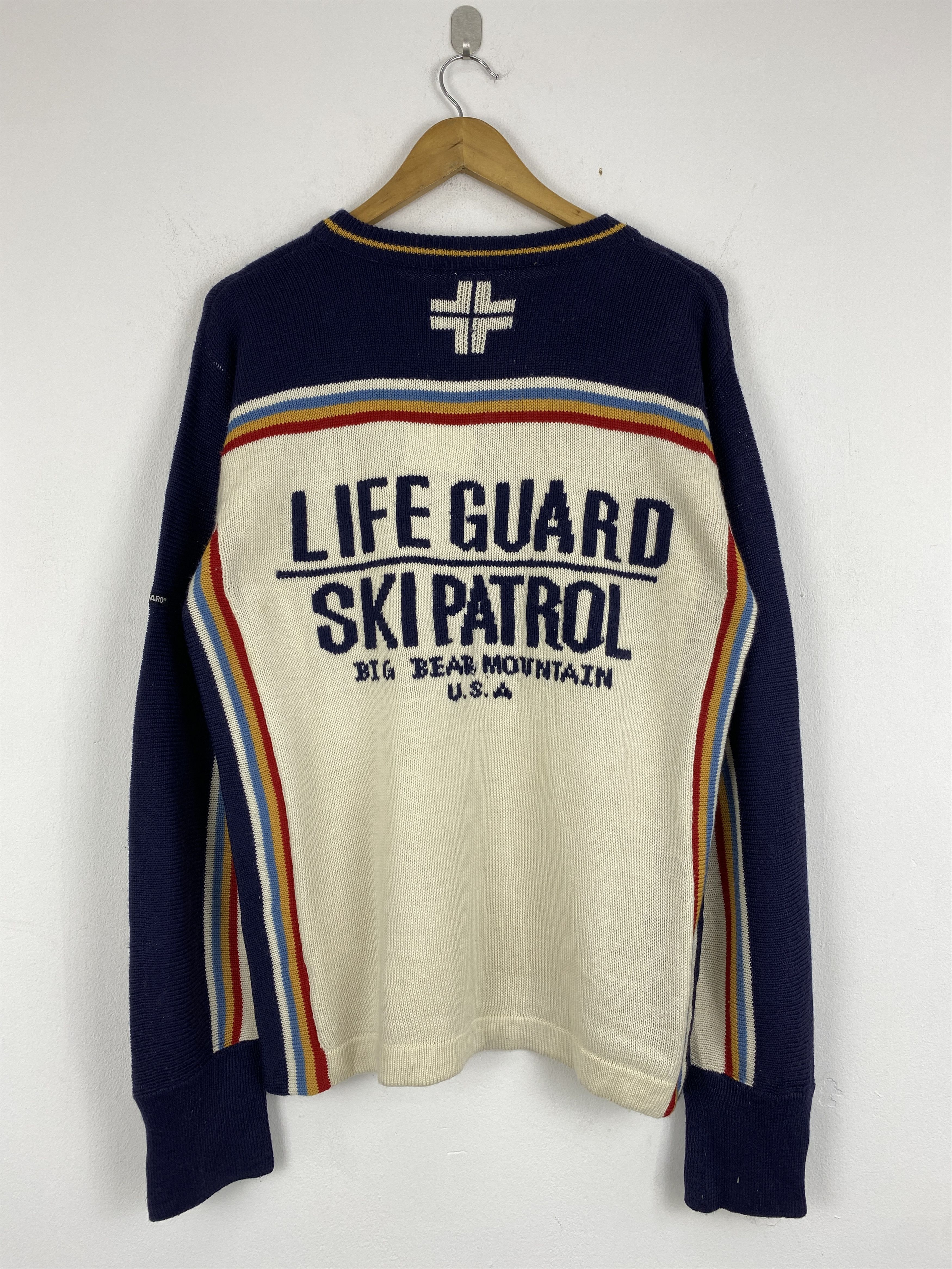 Japanese Brand × Vintage Vintage Lifeguard Long Sleeves Knitwear Size US M / EU 48-50 / 2 - 1 Thumbnail