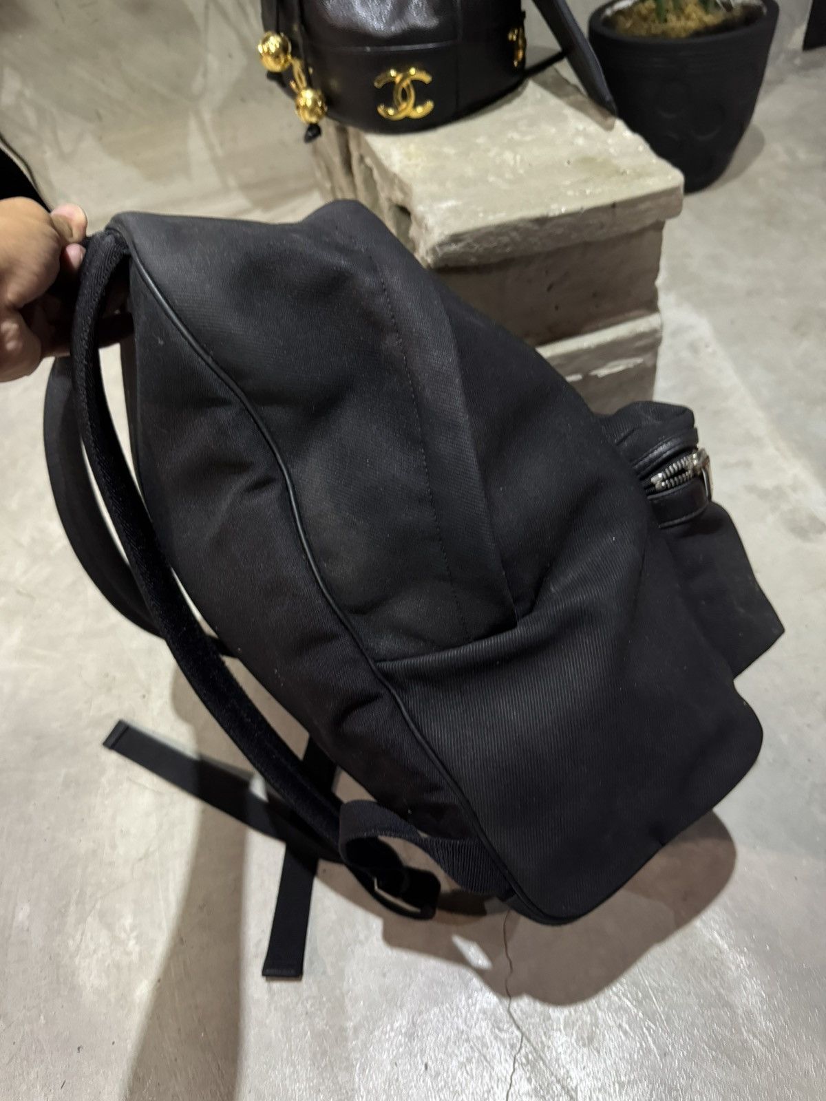 Saint Laurent Paris SAINT LAURENT UNIVERSITY PATCH BACKPACK Size ONE SIZE - 5 Thumbnail