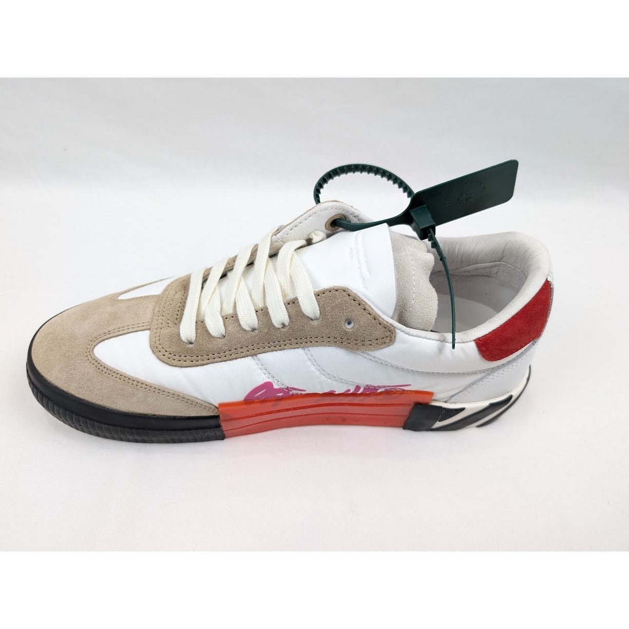 Off-White o1rshd1 New Low Vulcanized Sneakers in White/Beige Size US 8 / EU 41 - 11 Thumbnail