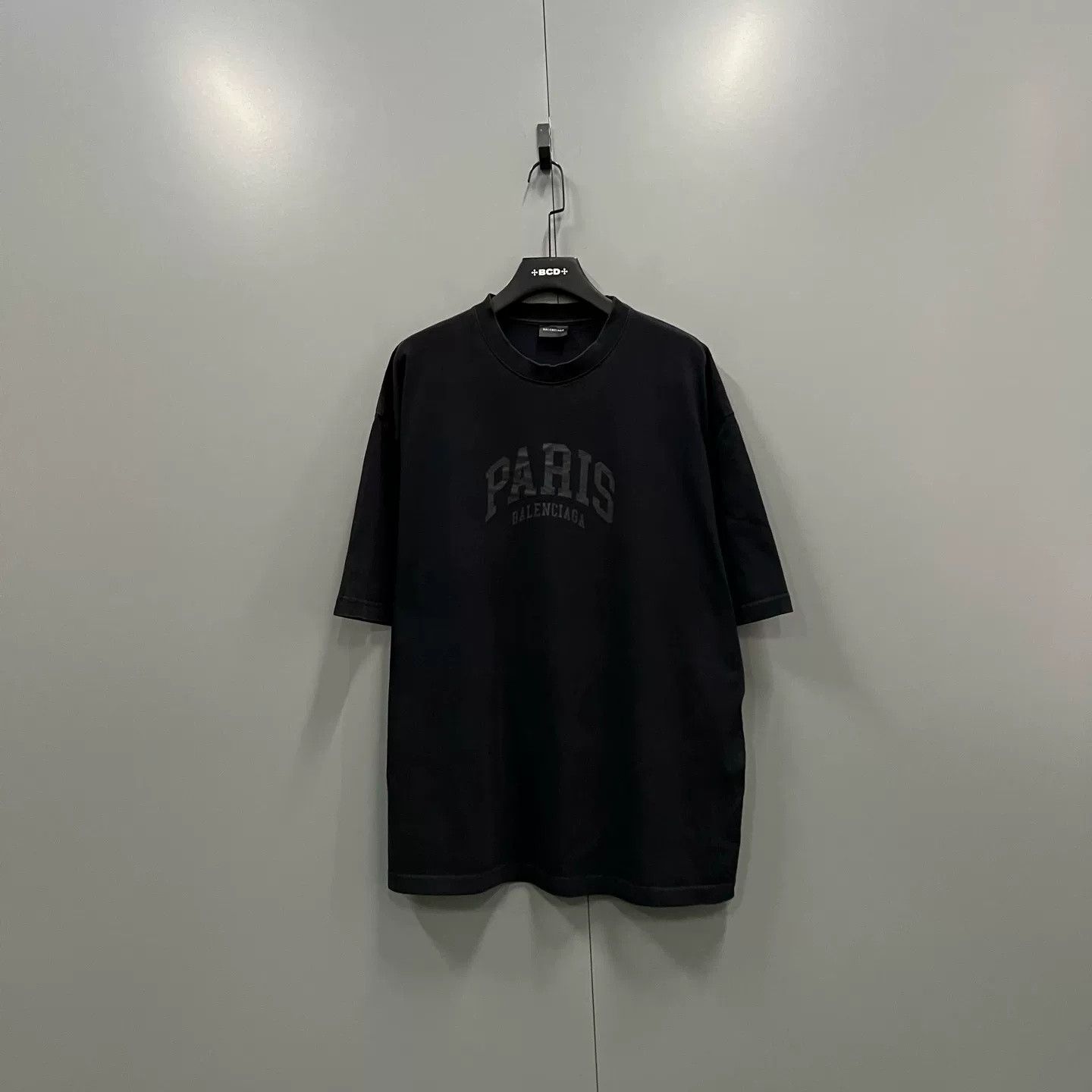 Balenciaga Balenciaga Black Printed Letter T-Shirt Size US XL / EU 56 / 4 - 1 Thumbnail