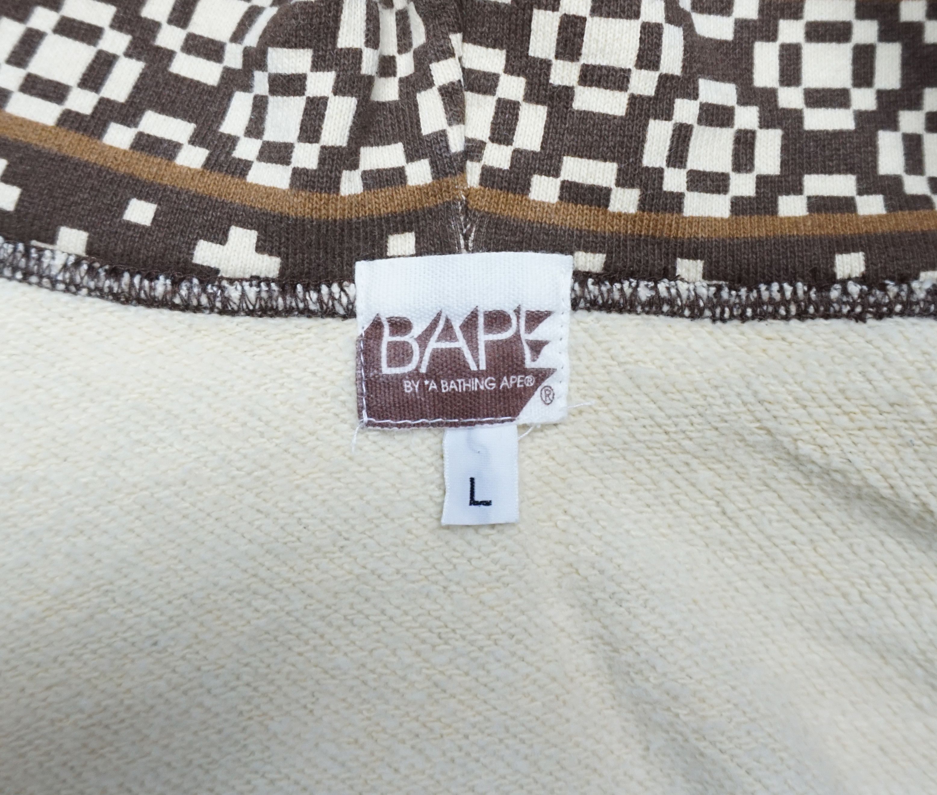 Bape Bape diamond Print Hoodie Shirt Size US L / EU 52-54 / 3 - 2 Thumbnail