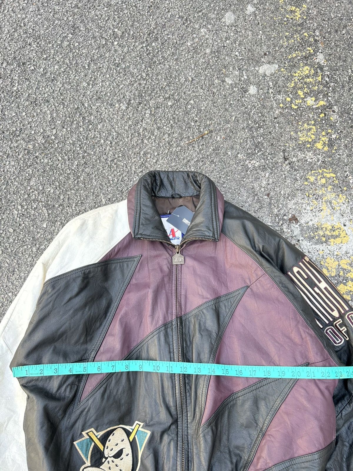 NHL Vintage NHL Mighty Ducks Leather Jacket Size US M / EU 48-50 / 2 - 16 Thumbnail