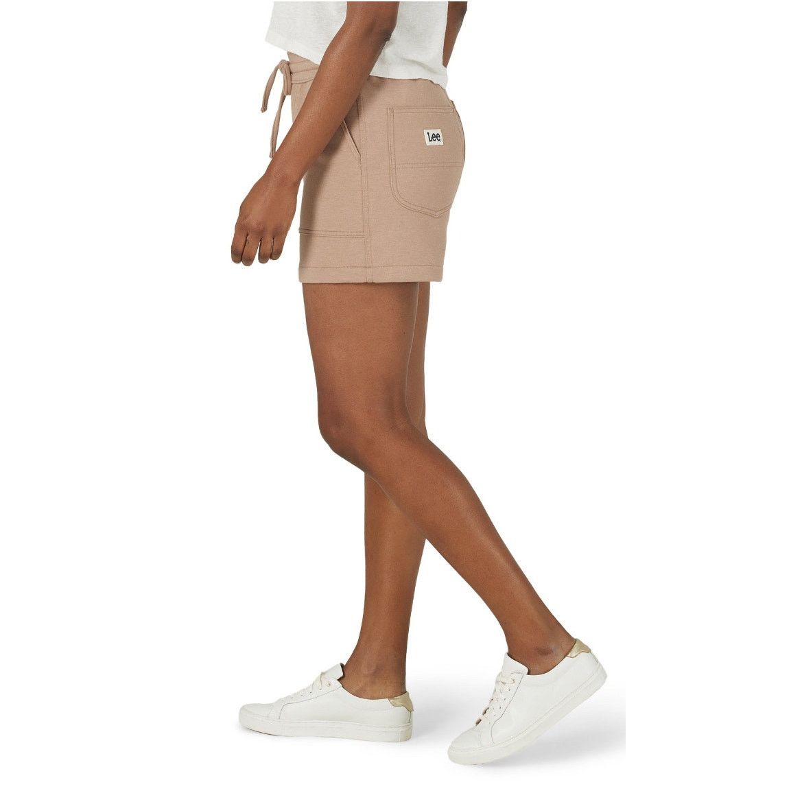 Lee High Rise Relaxed Fit Drawstring waist Shorts oatmeal 20M Size 42" / US 20 - 3 Thumbnail
