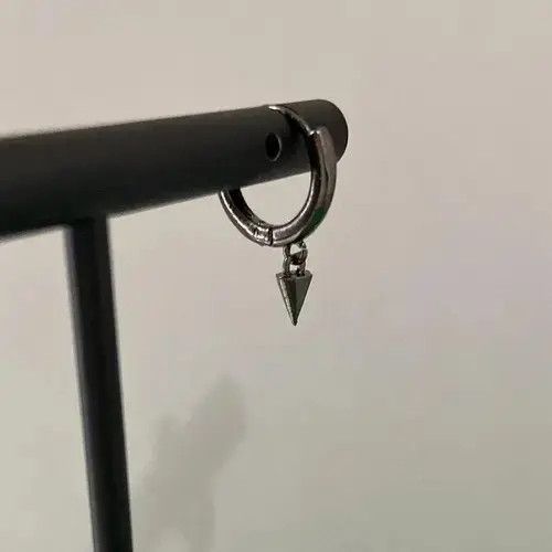 Other Tiny Geometric Triangle Cone Dangle Drop Earrings for Men Size ONE SIZE - 3 Thumbnail
