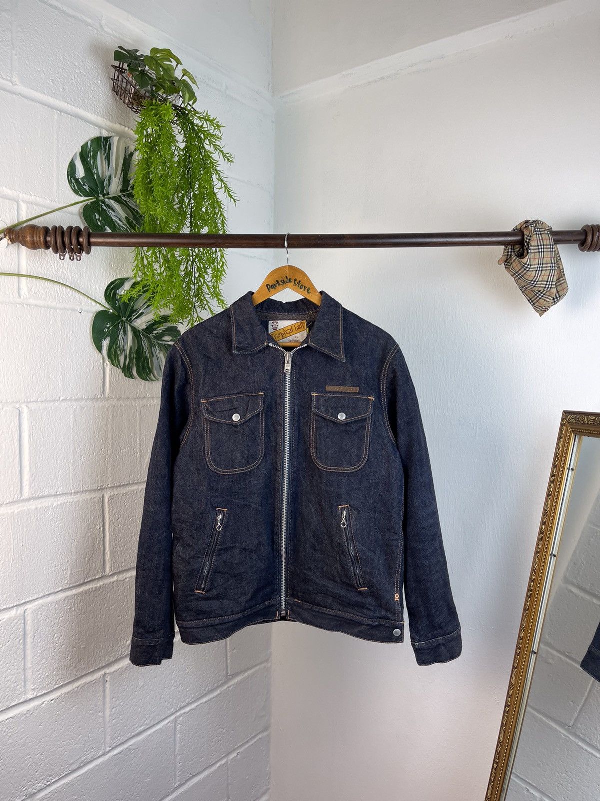 CoreFighterTropicalHell♠︎BlackDenimJacket Tropical Hell Core Fighter Denim Zip Jaket - www.ice4pros.com.br