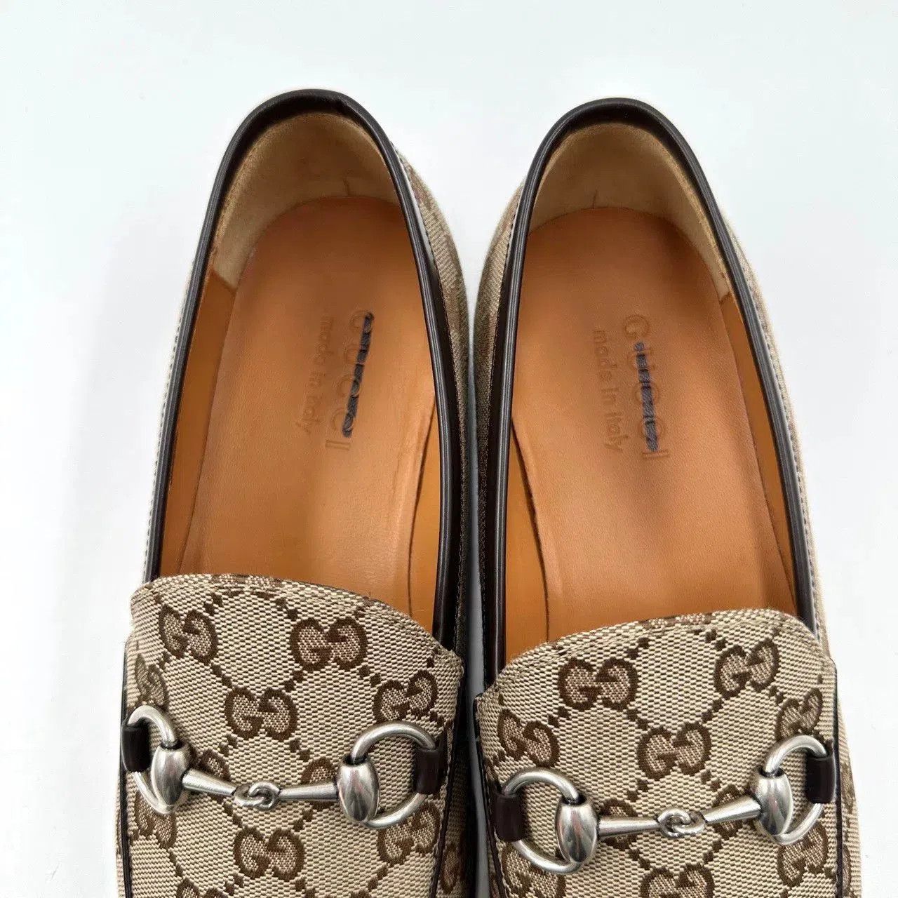 Gucci Gucci Monogram Round-Toe Loafers. Size US 6 / EU 39 - 6 Thumbnail