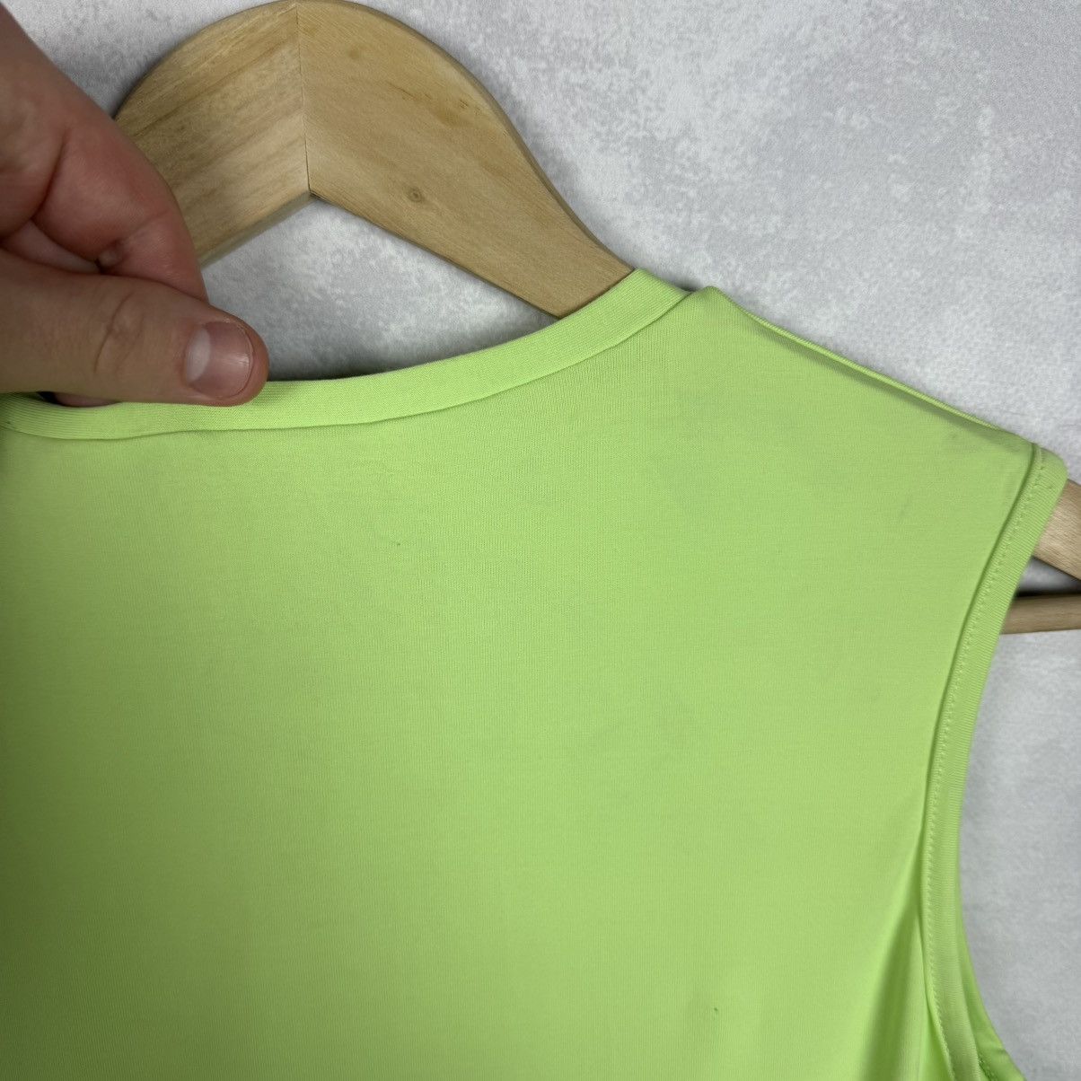 Versace × Versace Jeans Couture Versace Jeans Couture Women’s Nylon Acid Green Tank Top Size L / US 10 / IT 46 - 23 Thumbnail