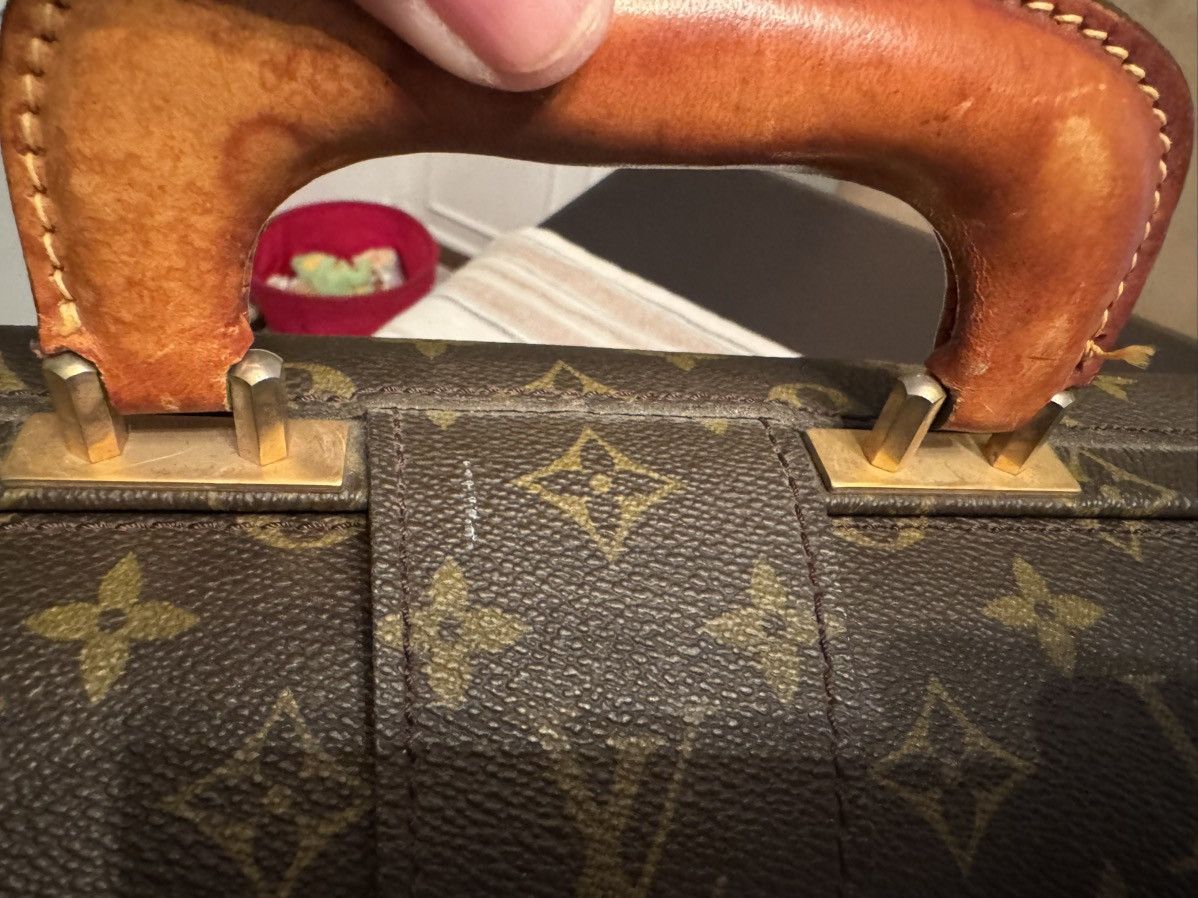 Louis Vuitton Louis Vuitton Monogram Hard CaseTrainCase1983 Made in France Size 40 - 6 Thumbnail