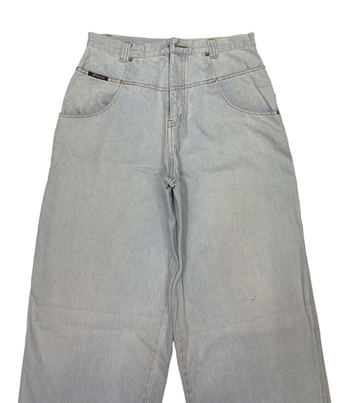Hysteric Glamour BAGGY JEANS PIKO HAWAIIAN DISTRESSED DENIM BAGGY SKATER Size US 32 / EU 48 - 3 Thumbnail