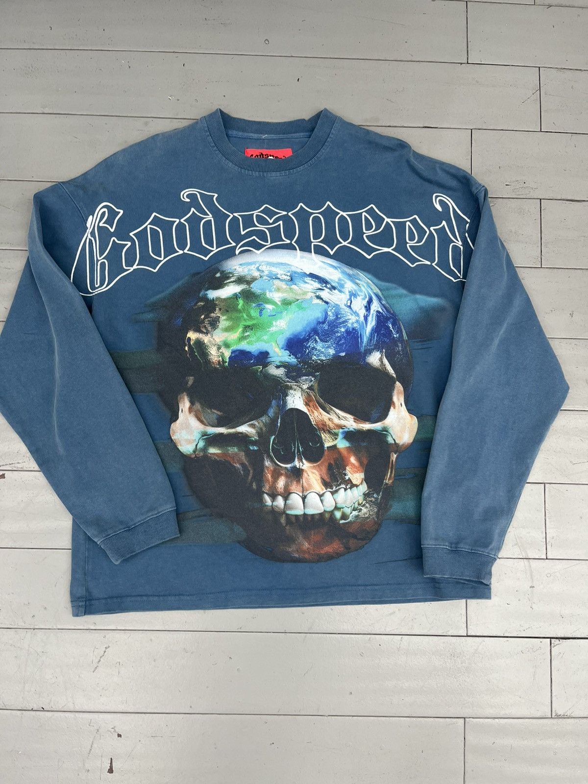 Godspeed Sklobe Head Blue Longsleeve Size S