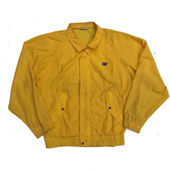 Caterpillar × Vintage Caterpillar Yellow Work Jacket And Many partition Size US M / EU 48-50 / 2 - 1 Thumbnail