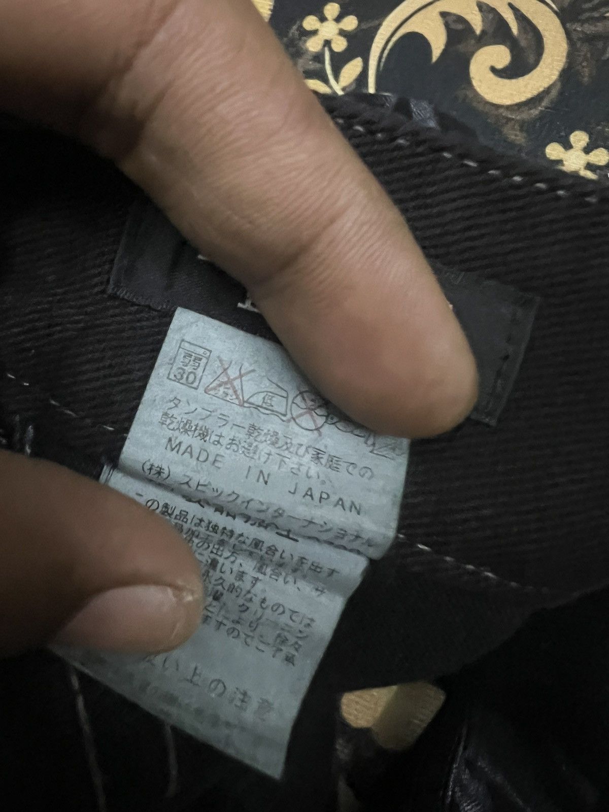 If Six Was Nine FLARED🔥TORNADO MART BLACK DENIM DISTRESSED DENIM PANT Size US 30 / EU 46 - 10 Thumbnail