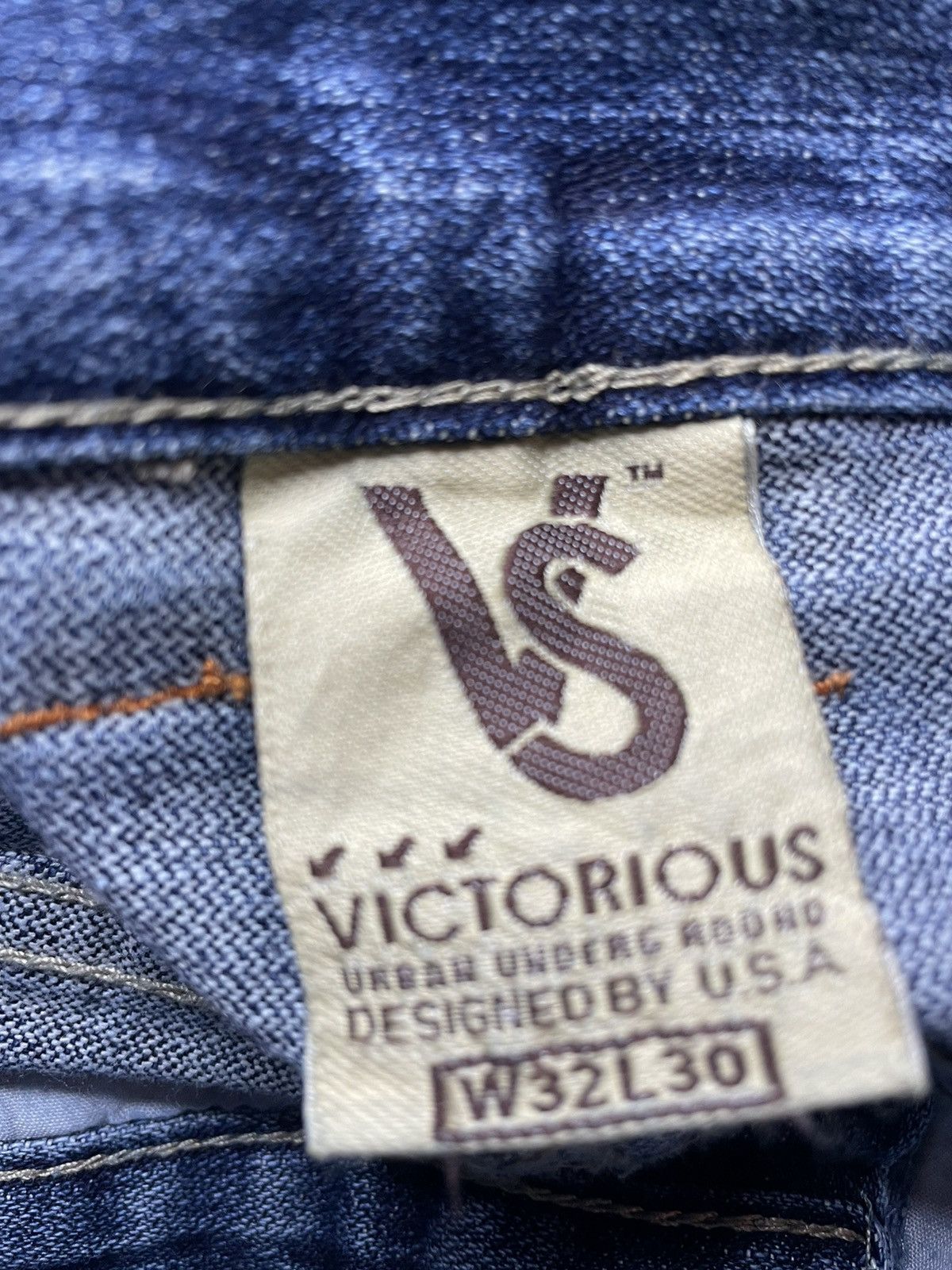 Vintage Victorious Weed Print Baggy Jeans Size US 32 / EU 48 - 5 Thumbnail