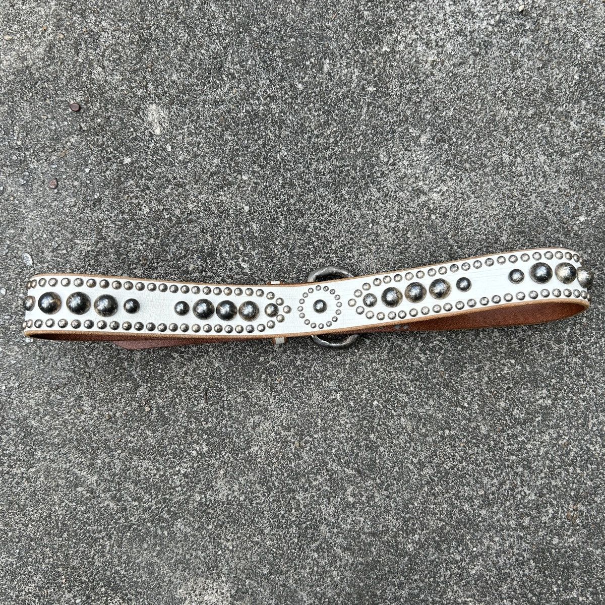 Vintage Vintage studded leather belt (Kapital Style) Size ONE SIZE - 5 Thumbnail