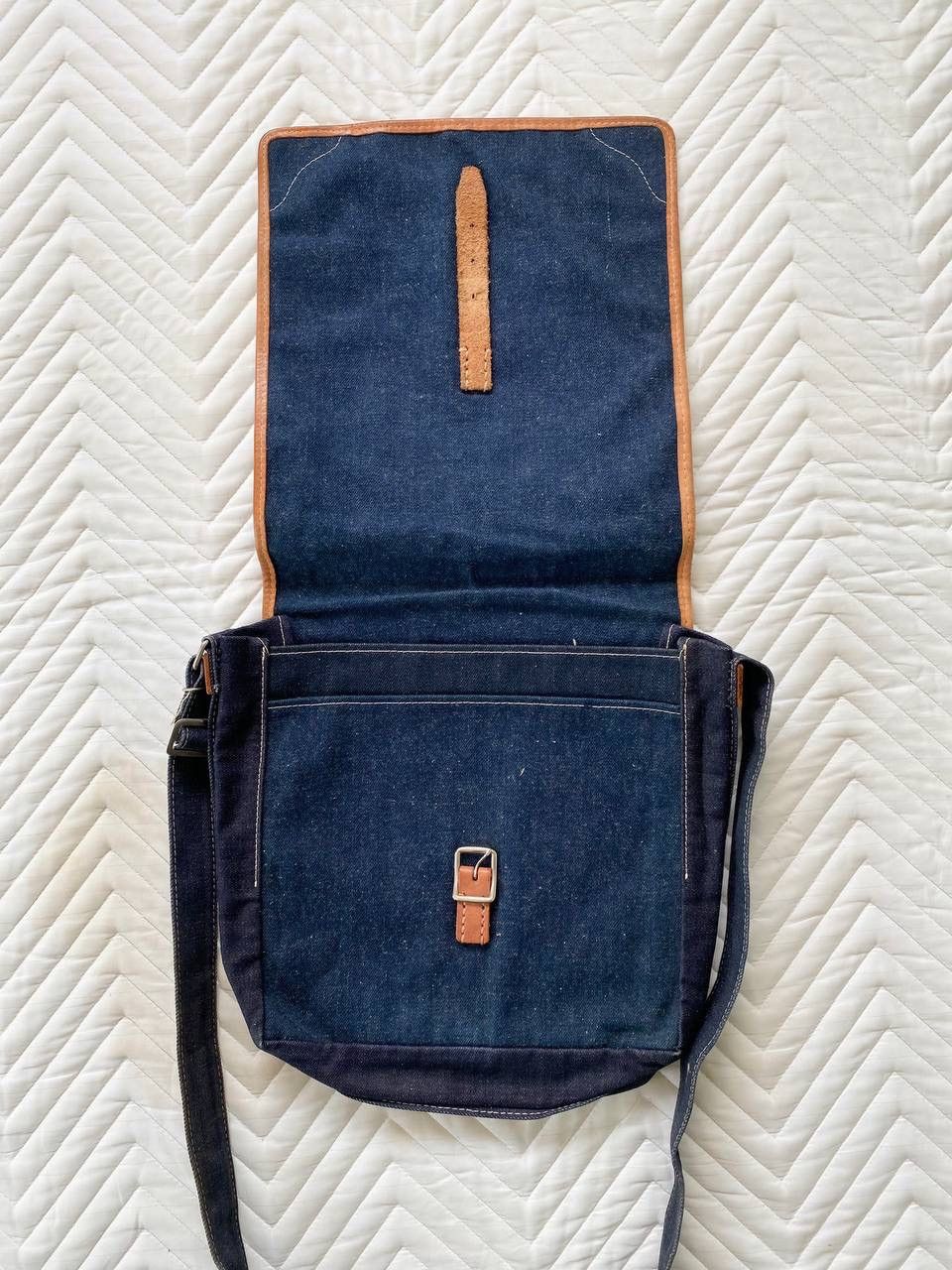 Denim & Co. True Vintage 80s Canton West Denim Sling Bag Size ONE SIZE - 4 Thumbnail