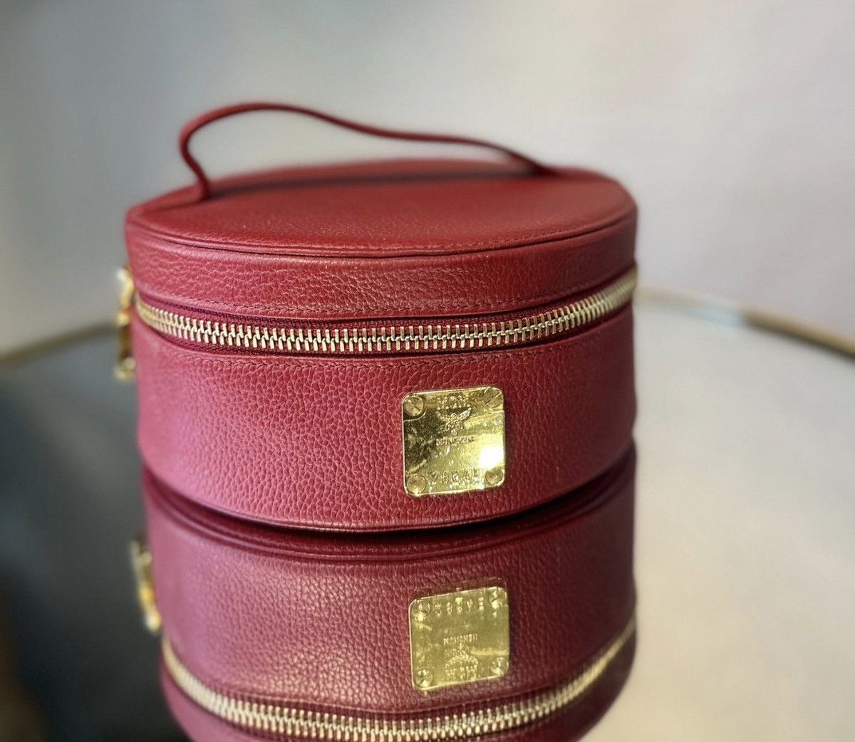 MCM MCM Red Visetos Vanity Case Size ONE SIZE - 1 Thumbnail