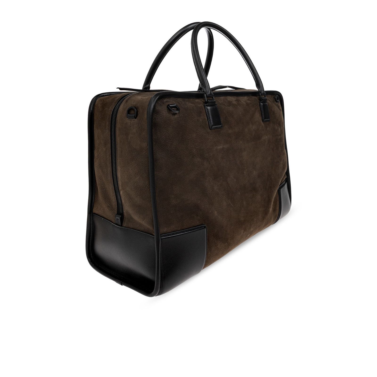 Loewe LOEWE $5400 Amazona 180 Khaki Nubuck Duffle Bag New & Authen Size ONE SIZE - 3 Thumbnail