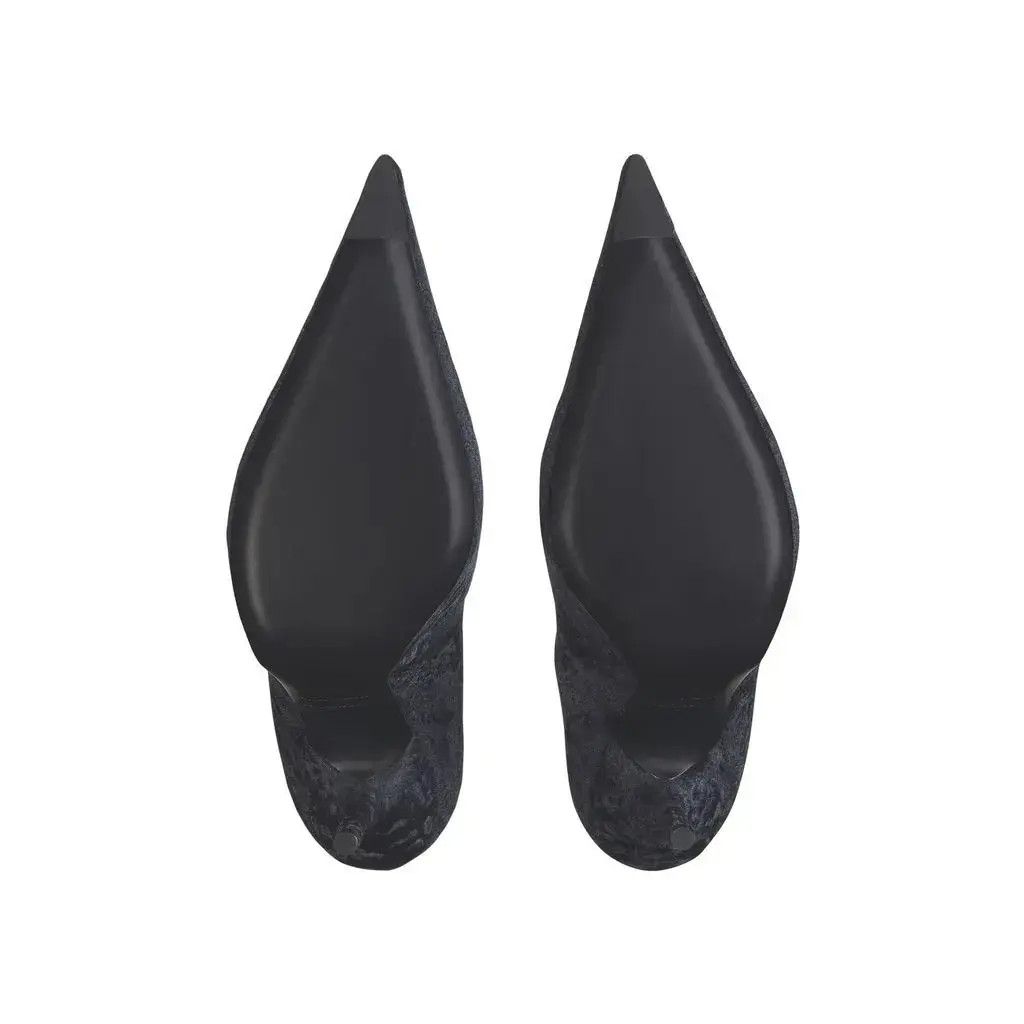 Balenciaga o1w1db10625 Knife 110mm Booties in Black Size US 12 / IT 42 - 4 Thumbnail