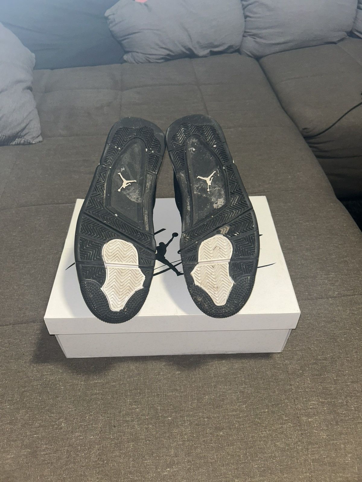Jordan Brand Jordan 4 White Thunder Size US 12.5 / EU 45-46 - 6 Thumbnail