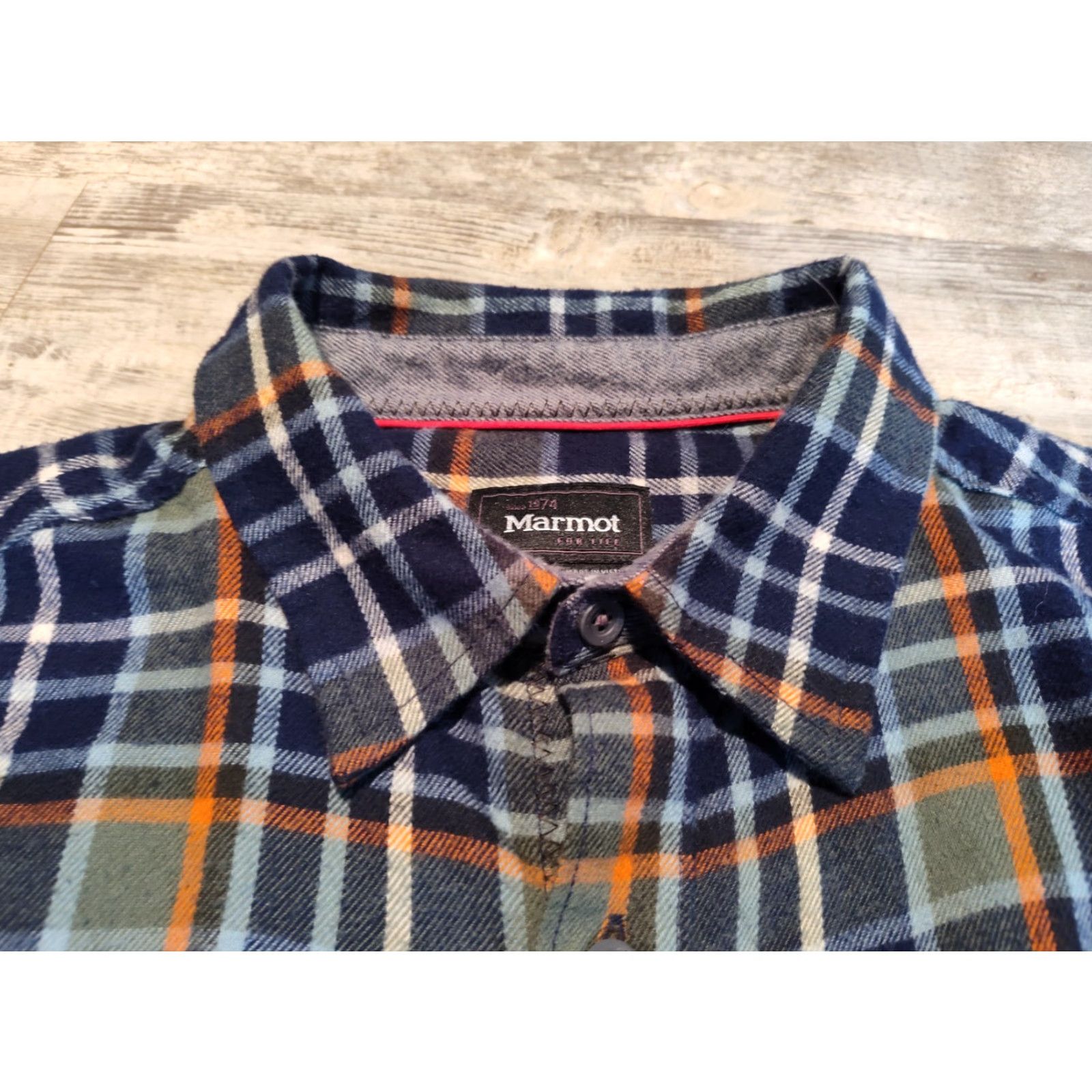 Marmot Marmot Midweight Flannel Shirt Mens L Fairfax Brushed Plaid Button Up Read Model Fairfax Flannel Size US L / EU 52-54 / 3 - 7 Thumbnail