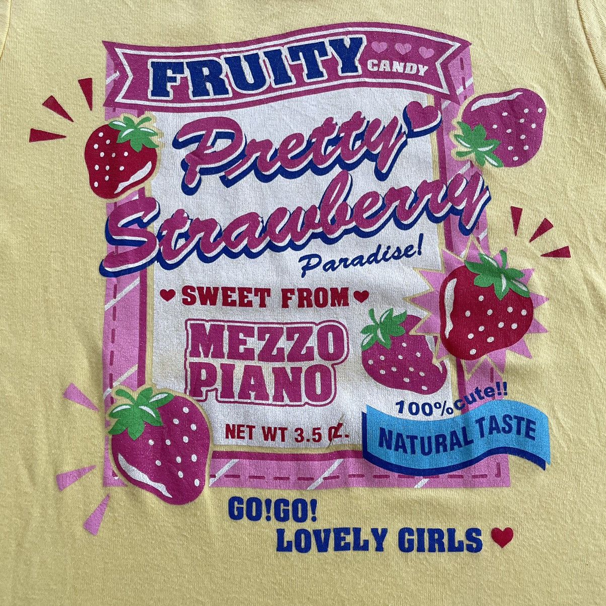 Japanese Brand Mezzo piano strawberry fruity candy Size L / US 10 / IT 46 - 2 Thumbnail