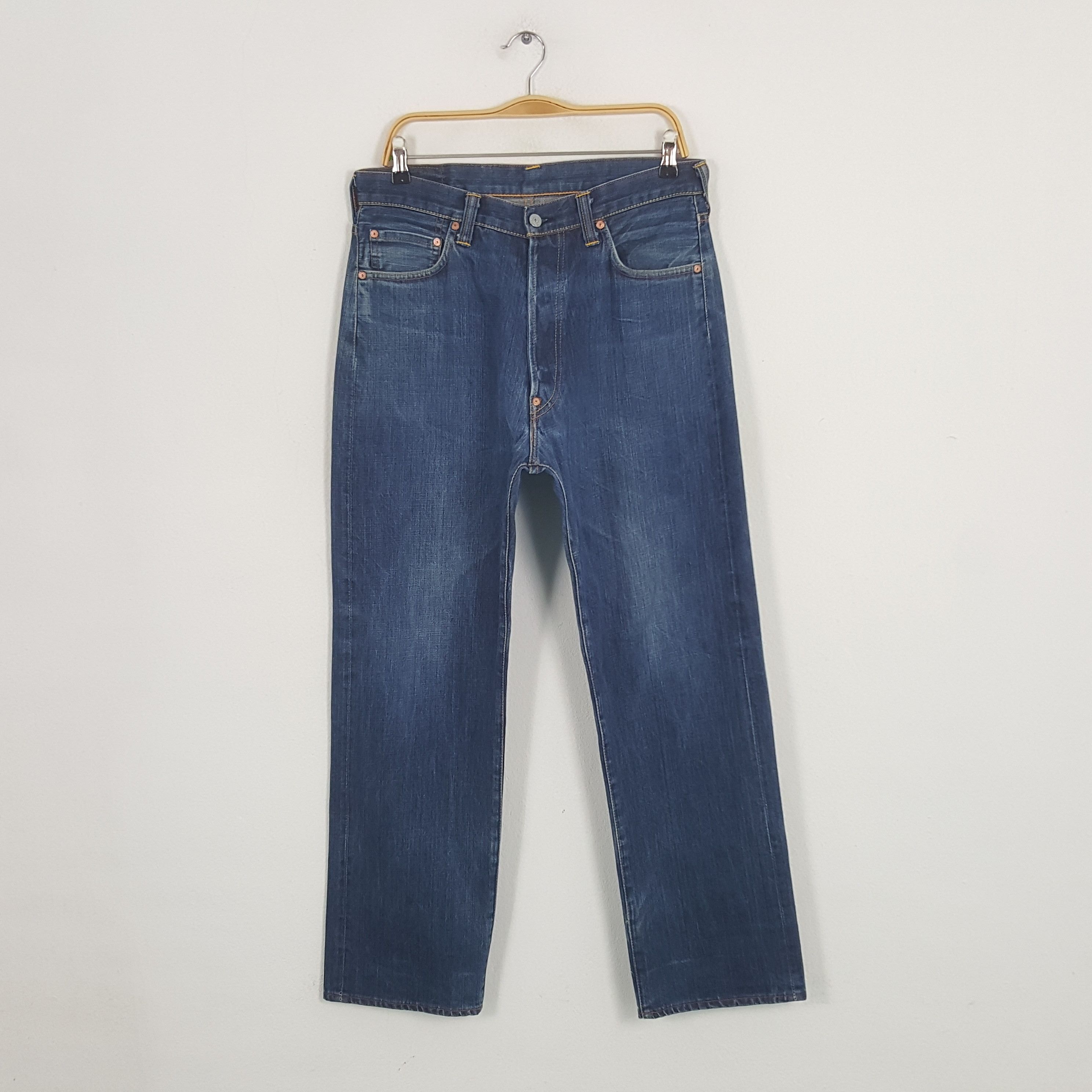 Evisu × Japanese Brand × Vintage Vintage Evisu Japanese Brand Daicock Custom Art Denim Jeans Size US 32 / EU 48 - 4 Thumbnail