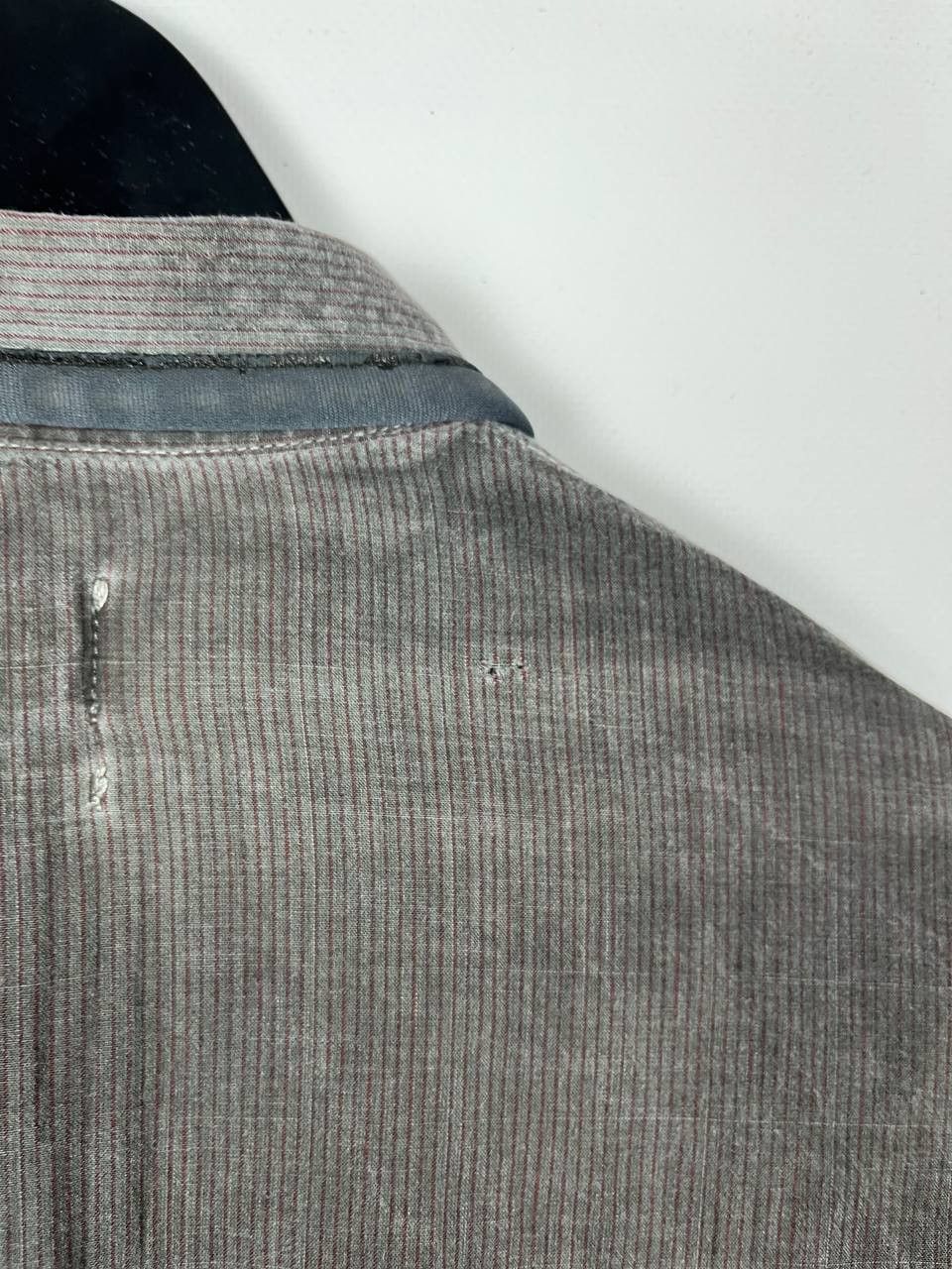 Diesel VINTAGE DIESEL Industry Grey Ribbed Shirt Eagle Embroidery Size US L / EU 52-54 / 3 - 4 Thumbnail