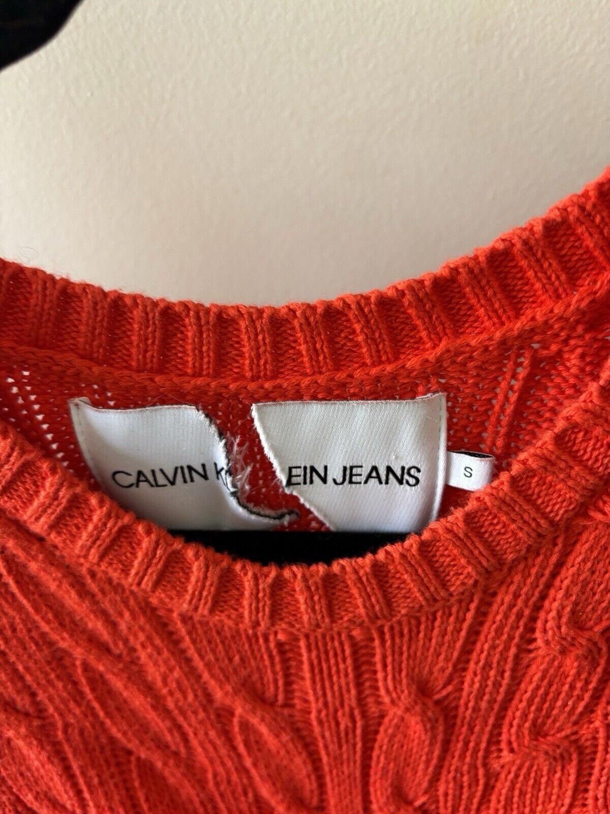 Calvin Klein Calvin Klein Red Sweater size small Size S / US 4 / IT 40 - 2 Thumbnail