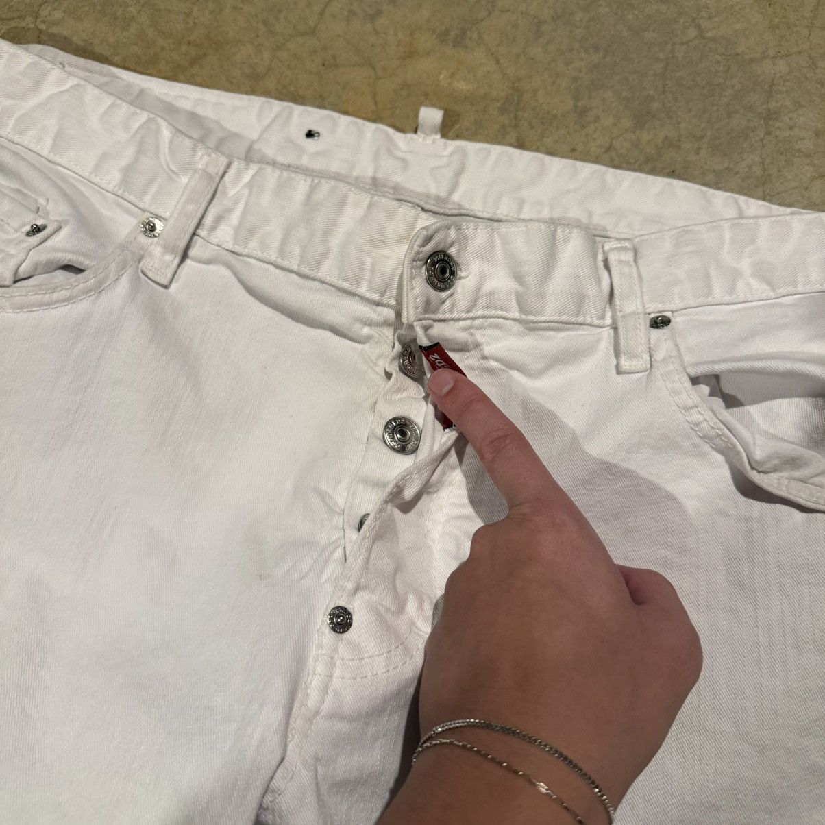 Dsquared2 Dsquared2 White Bull Cool Guy Logo Denim Jeans Size US 40 / EU 56 - 5 Thumbnail