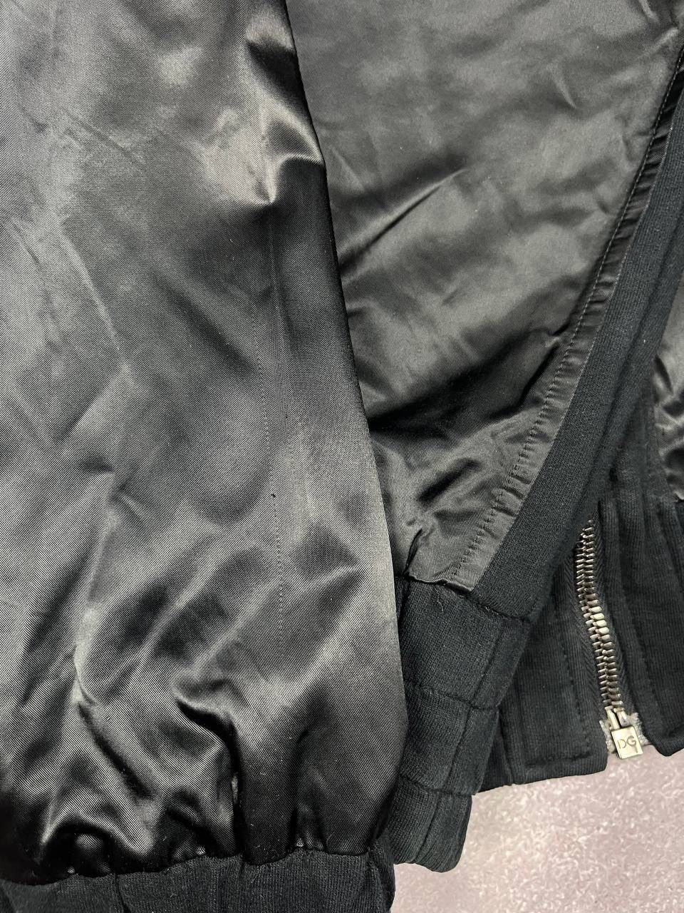 Dolce & Gabbana Dolce & Gabbana Men's Black Bomber Jacket Full Zip Size US S / EU 44-46 / 1 - 8 Thumbnail