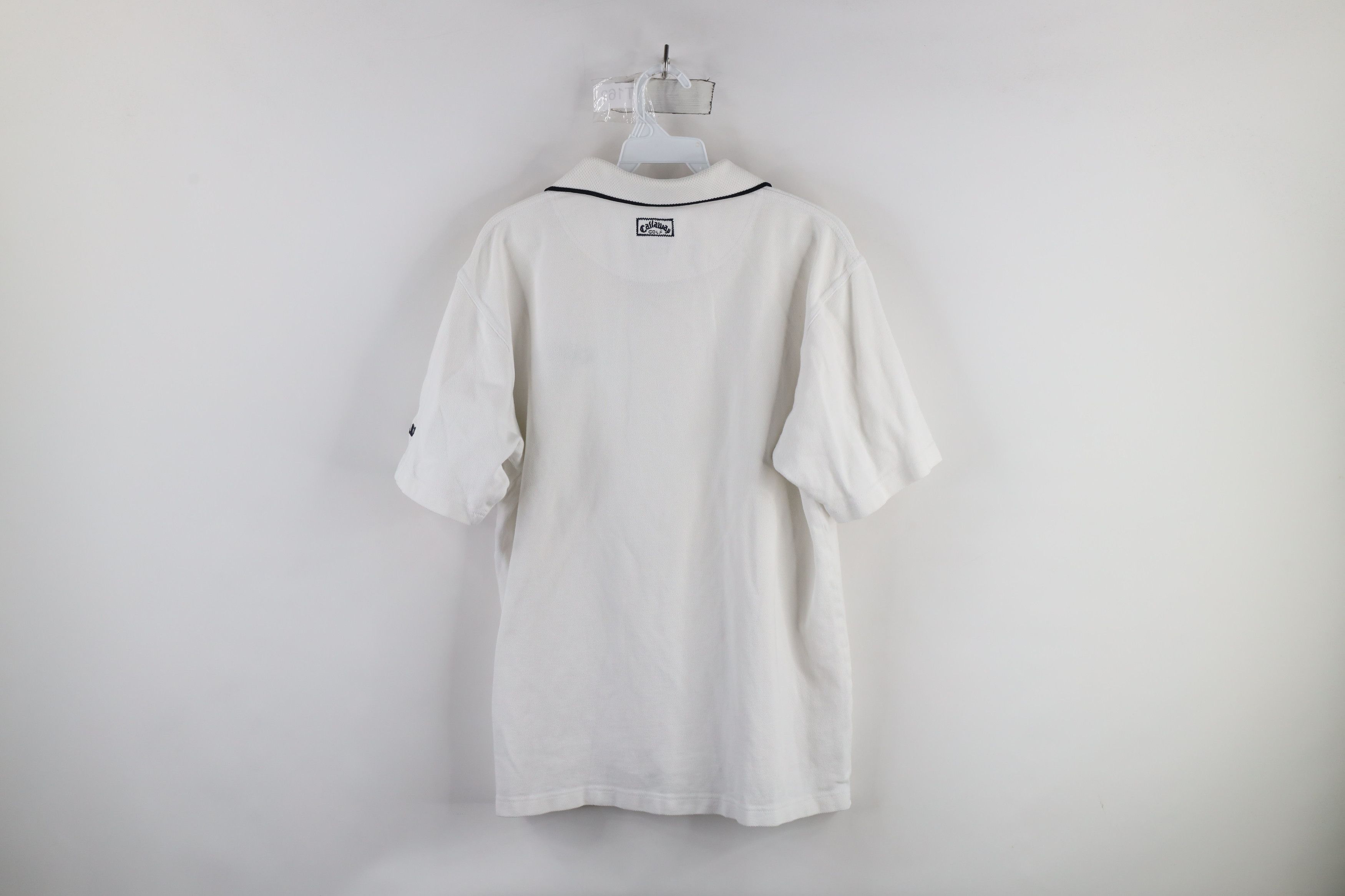 Callaway × Vintage Vintage 90s Callaway Golf Collared Golfing Polo Shirt White Size US L / EU 52-54 / 3 - 10 Thumbnail