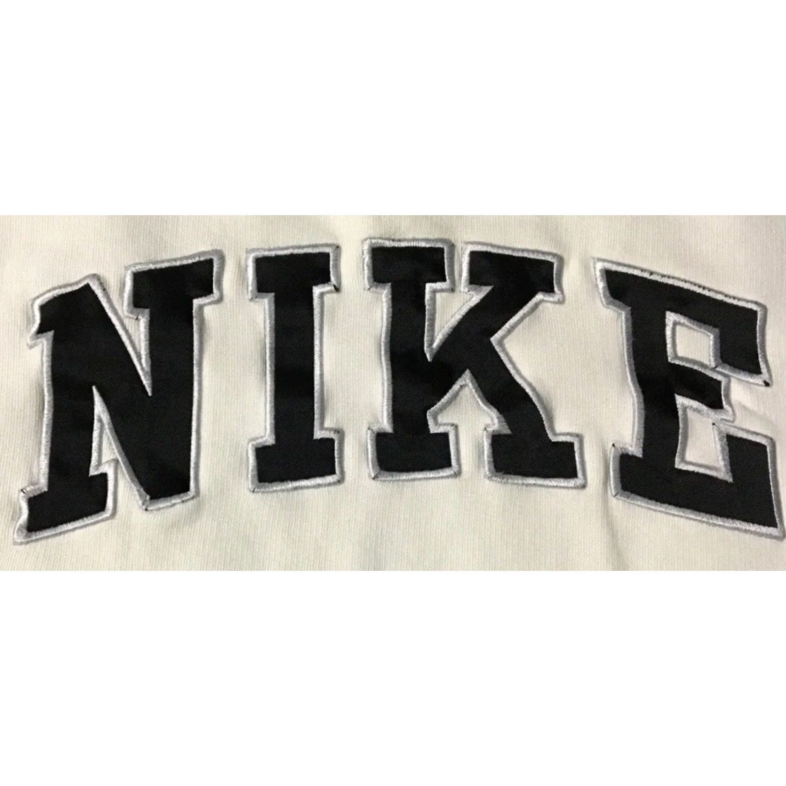 Nike VINTAGE Nike Faded Boxy Fit Spellout Sweatshirt Hoodie Men L White Grunge Swoosh 90s Rap Skate Boxy Fit USA Logo Nike Sportswear Size US L / EU 52-54 / 3 - 2 Thumbnail