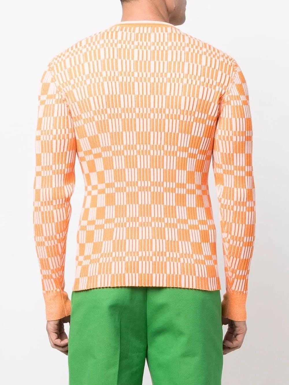 Jacquemus o1mle0924 Gelati Graphic-pattern Sweatshirt in Multicolor Size US M / EU 48-50 / 2 - 2 Thumbnail