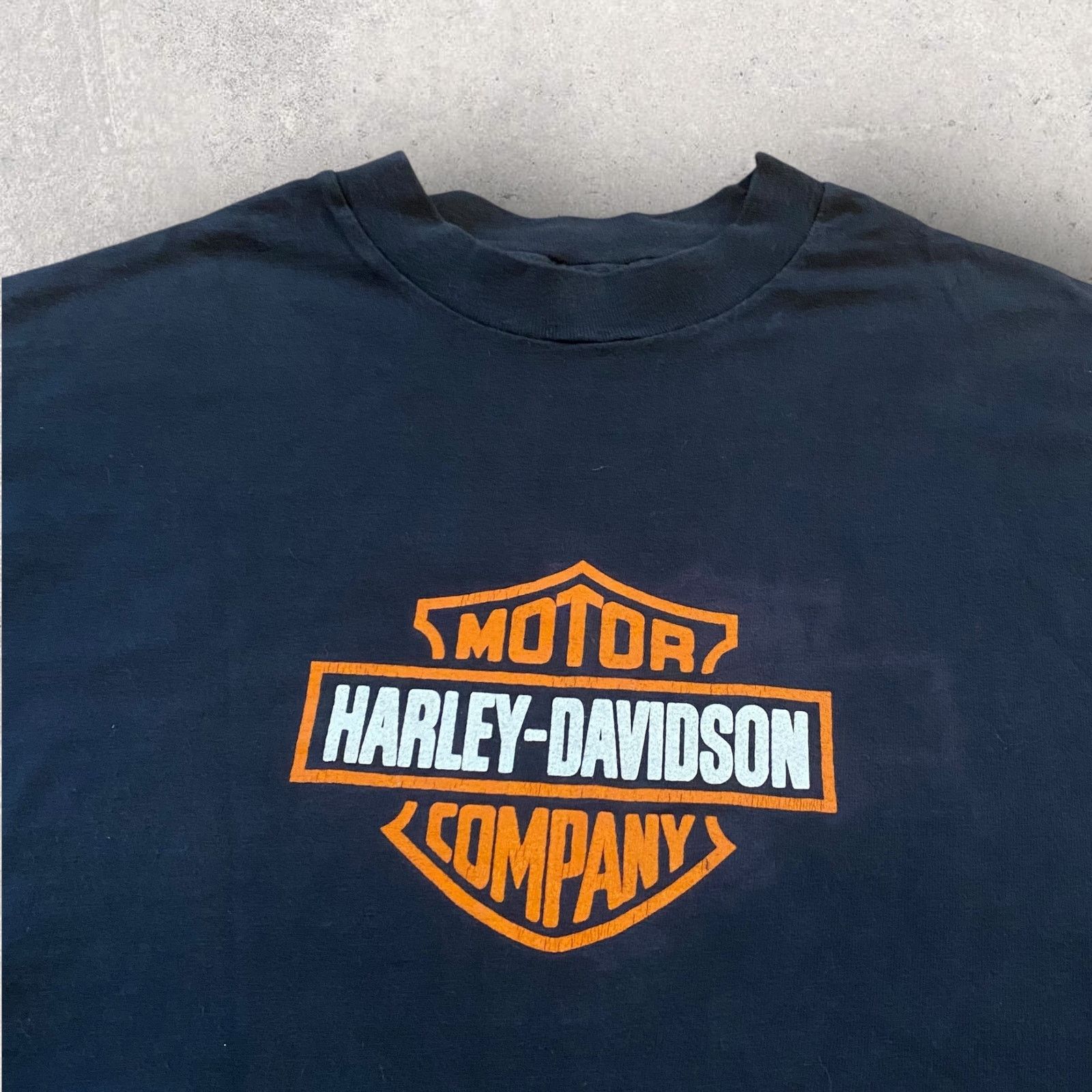 Harley Davidson × Vintage Vintage 90s Cap'n Scott's Motorcycle & Surf Shop T Shirt Size US L / EU 52-54 / 3 - 4 Thumbnail