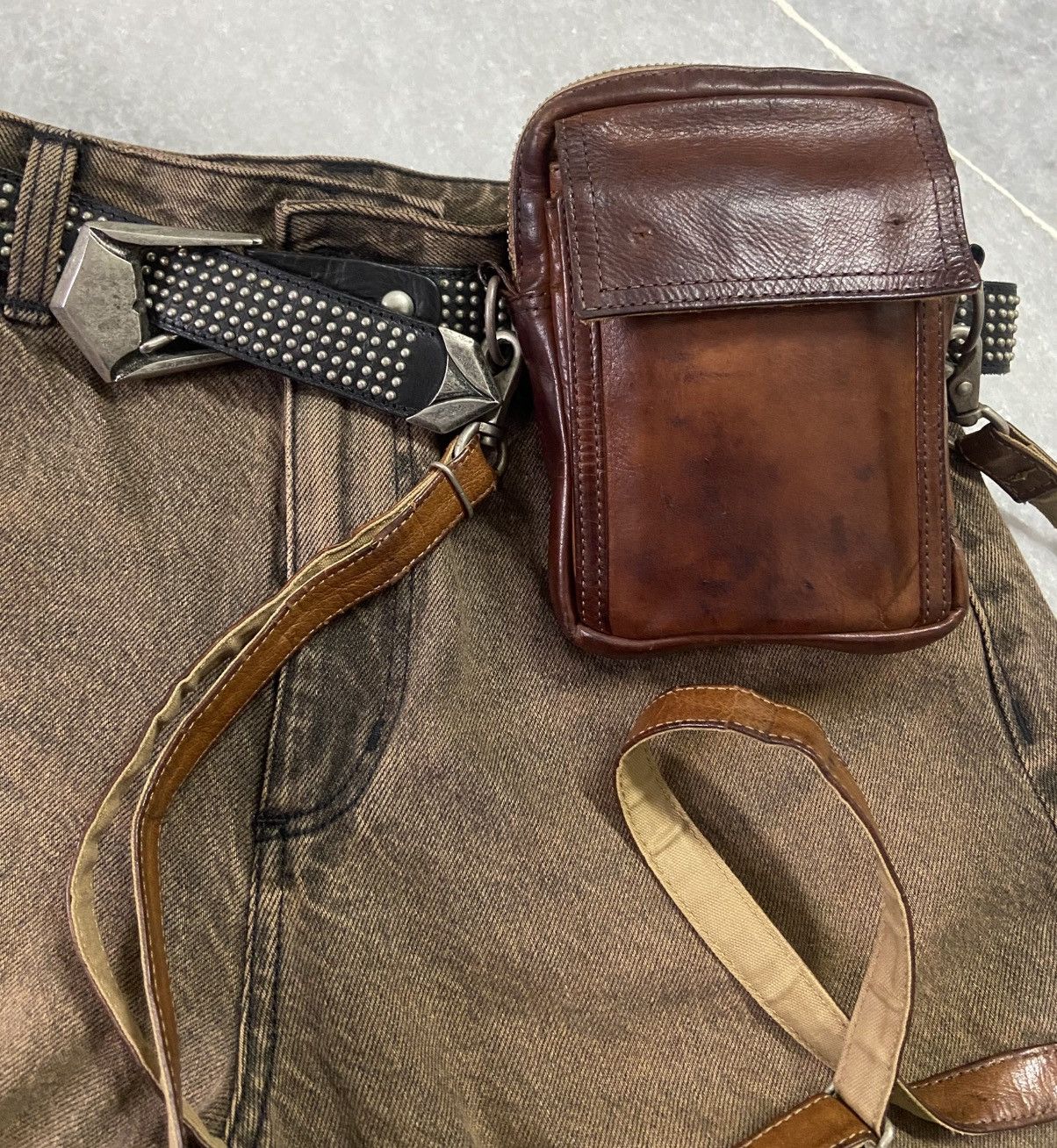 Porter Porter Yoshida Leather pouch Or Belt Shoulder Bag Size ONE SIZE - 1 Thumbnail
