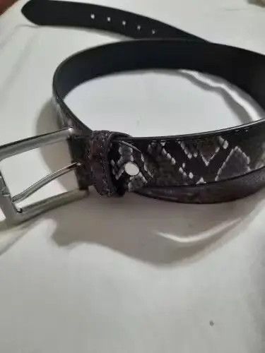 Other Snake Pattern Casual Accessories Cowboy Leather Western Belt Size ONE SIZE - 2 Thumbnail