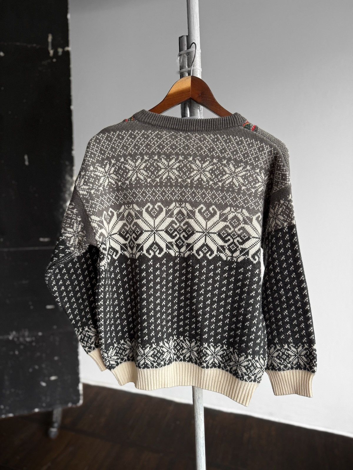 Other Centro Wmns Vintage Nordic Norwegian Fair Isle Wool Sweater Size S / US 4 / IT 40 - 2 Thumbnail
