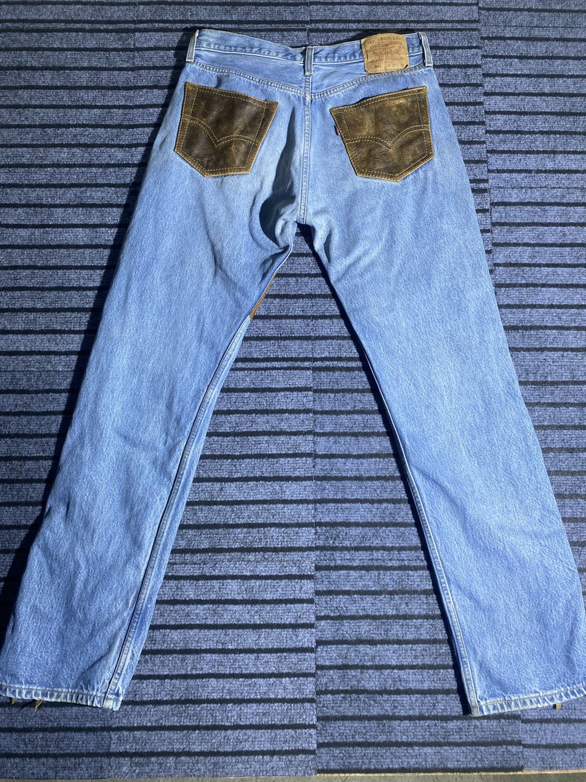 Levi's Vintage Clothing Rare Vintage western reworked levi’s 501 Size US 35 - 2 Thumbnail